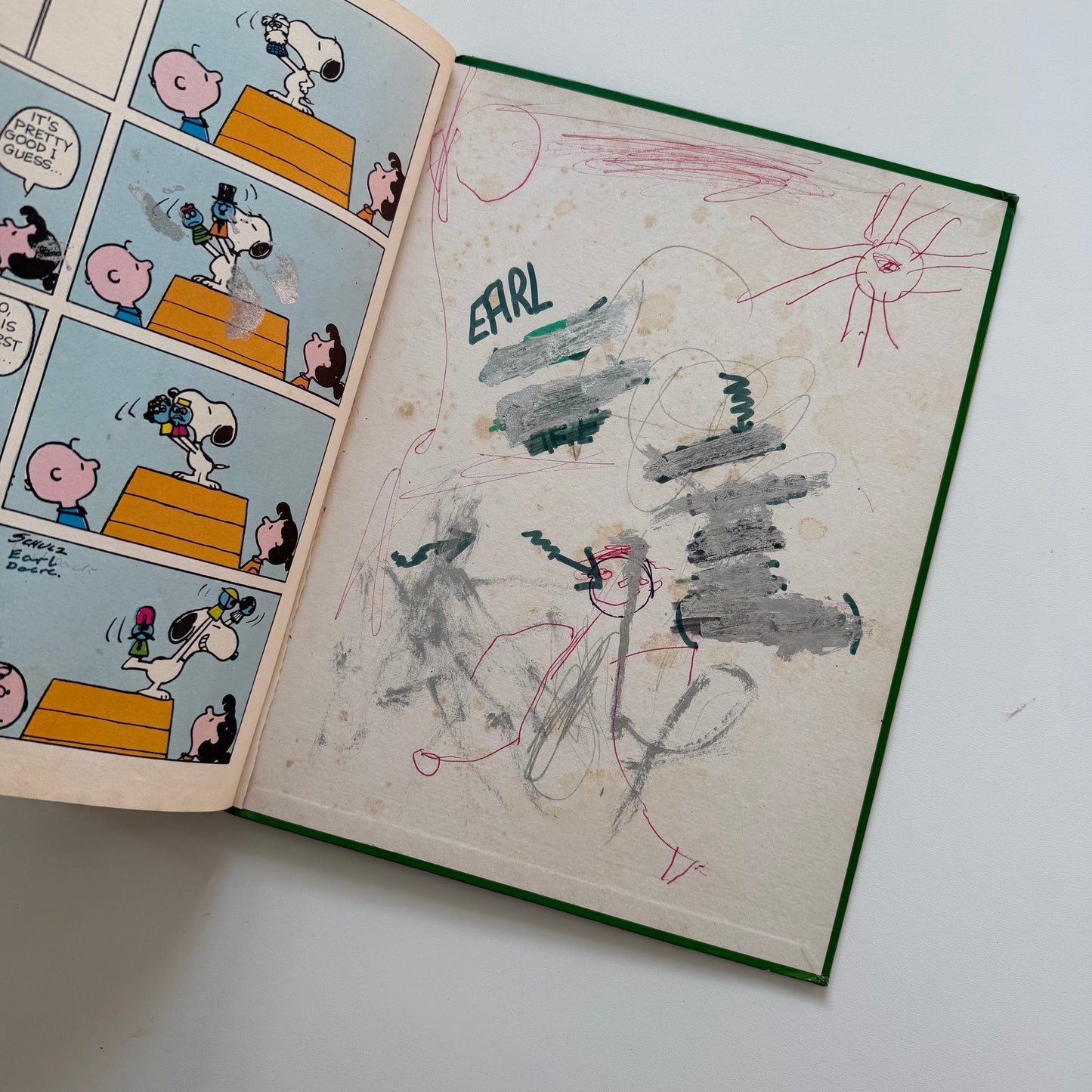 Vintage peanuts snoopy book. Condition as shown ( reflects in price)