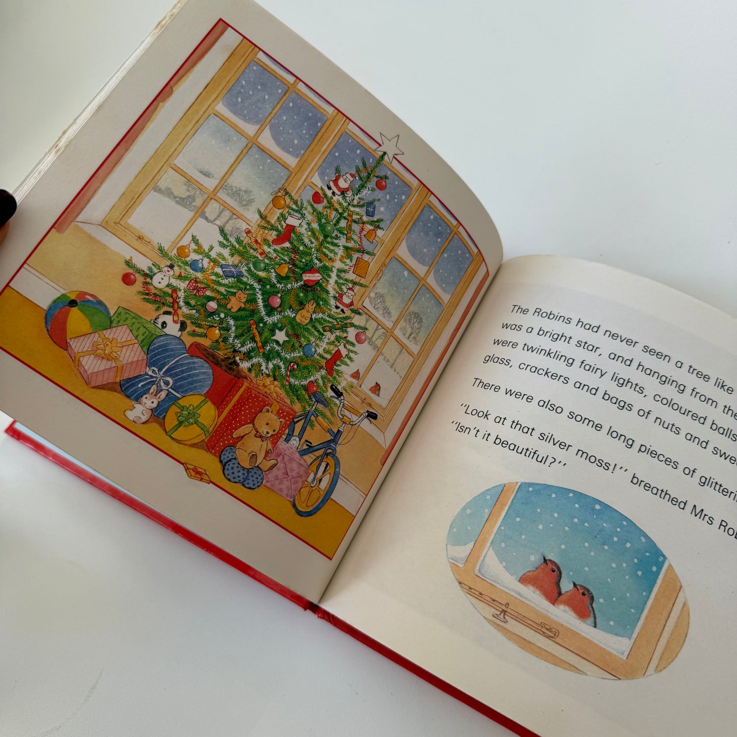 Vintage 1988 Ladybird Christmas robin.