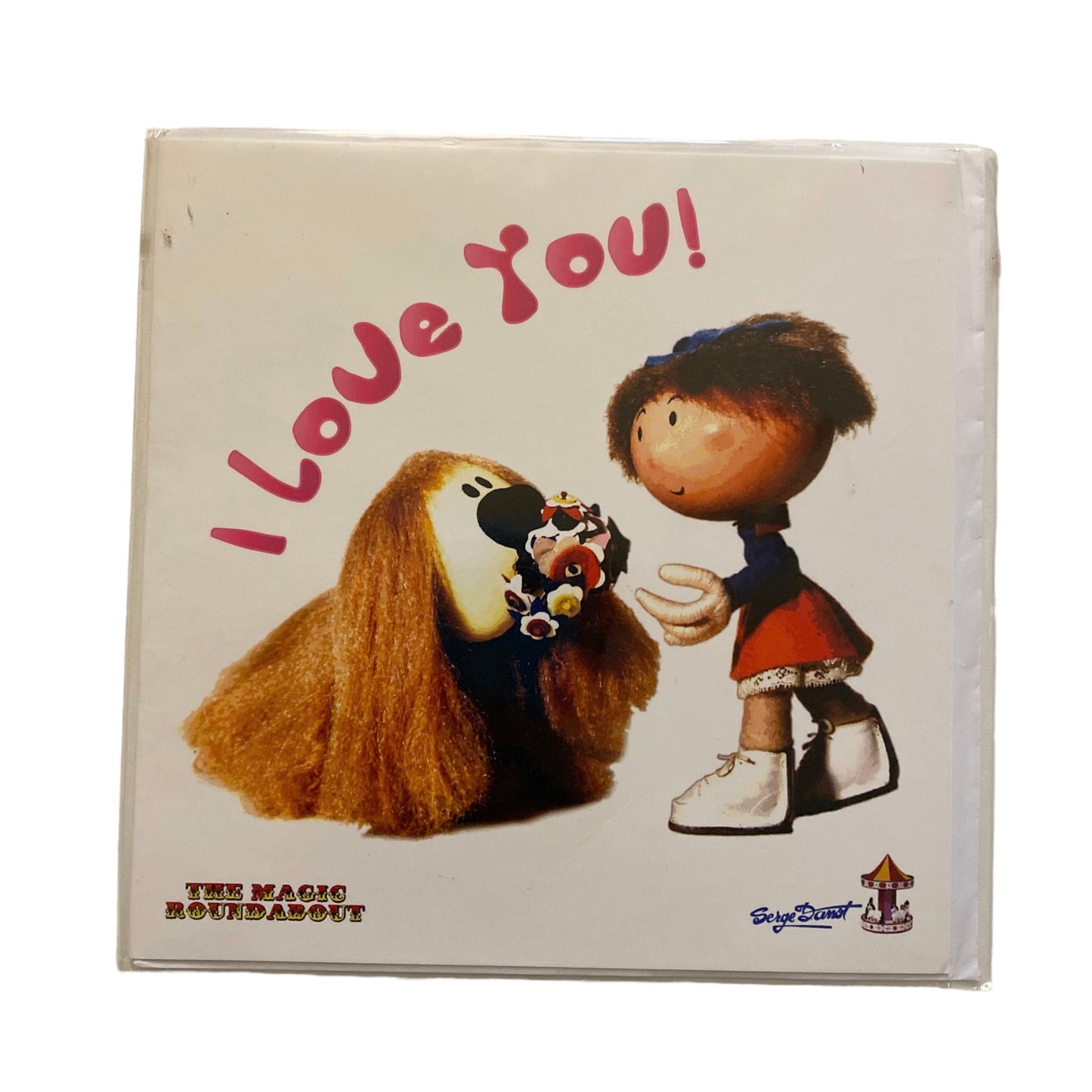 Magic roundabout card - clear inside