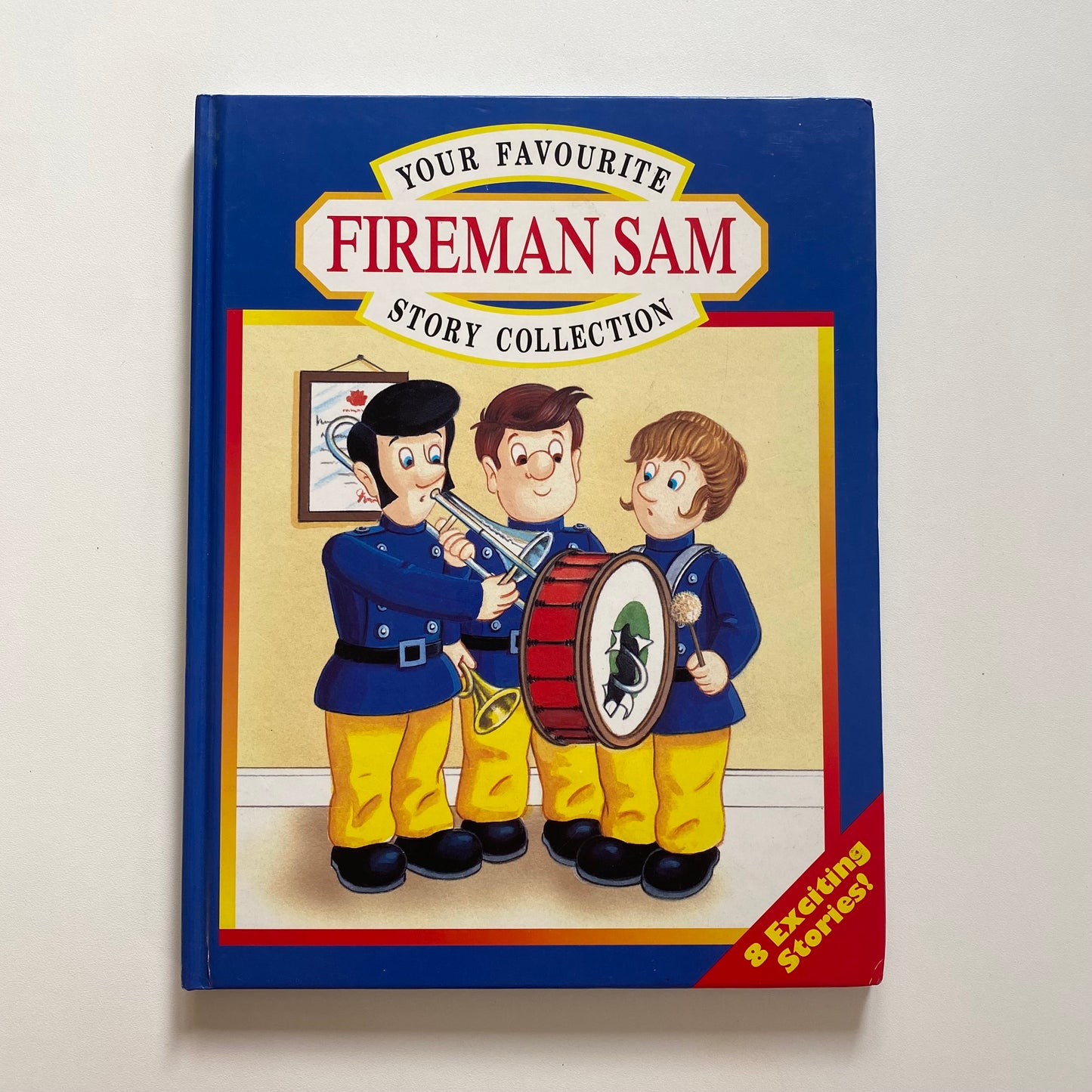 Vintage 1993 fireman Sam a4 book
