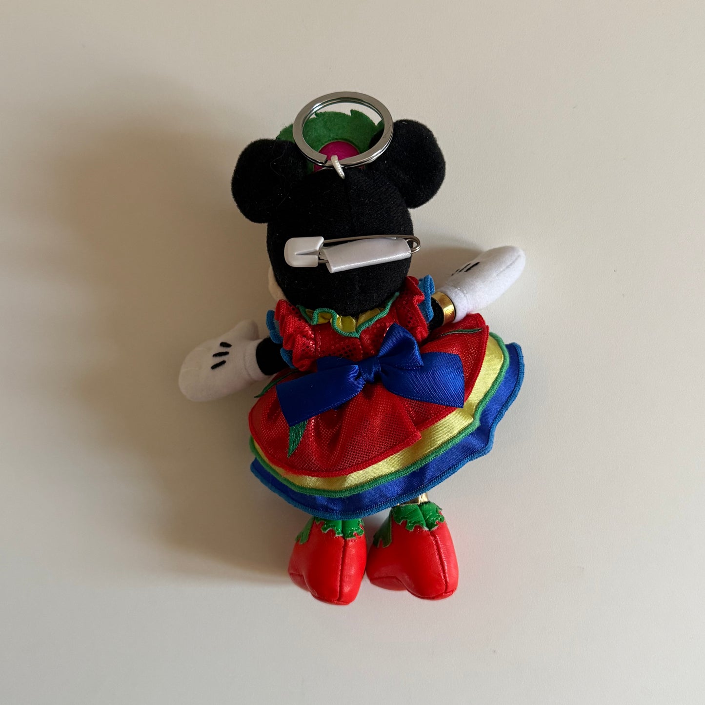 2019 Minnie Mouse colourful keyring/ pin plush