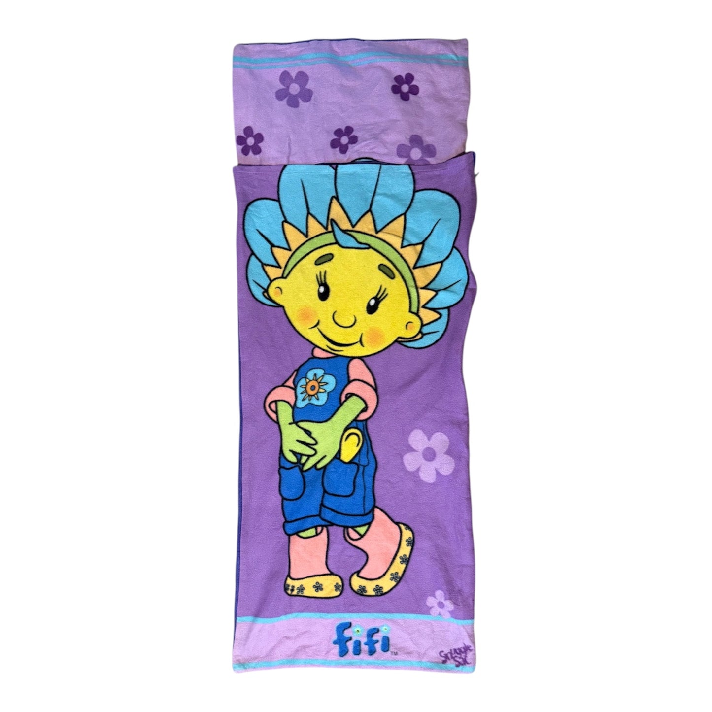 Vintage 2006 fifi and the flower tote fleece sleeping bag. Approx fits up to 8 years.