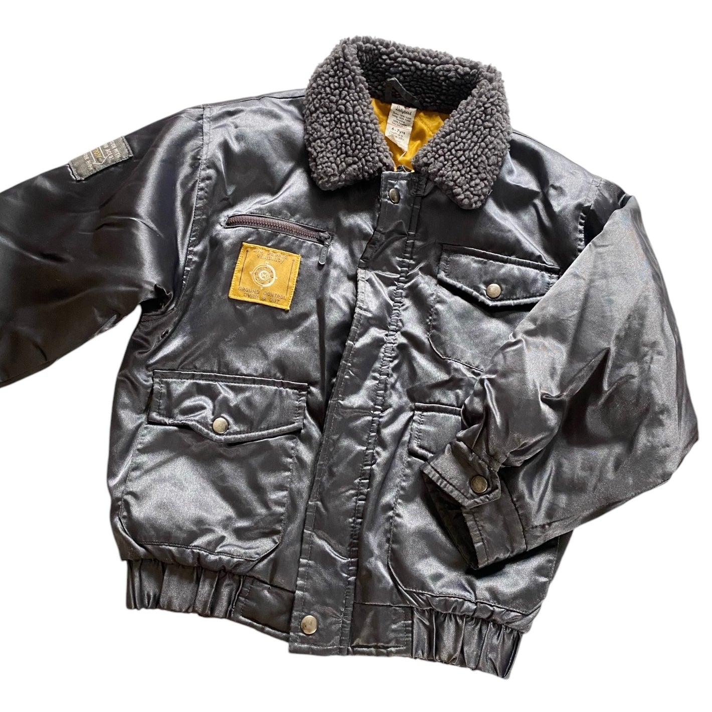 Vintage ladybird satin bomber jacket. Age 6-7 years