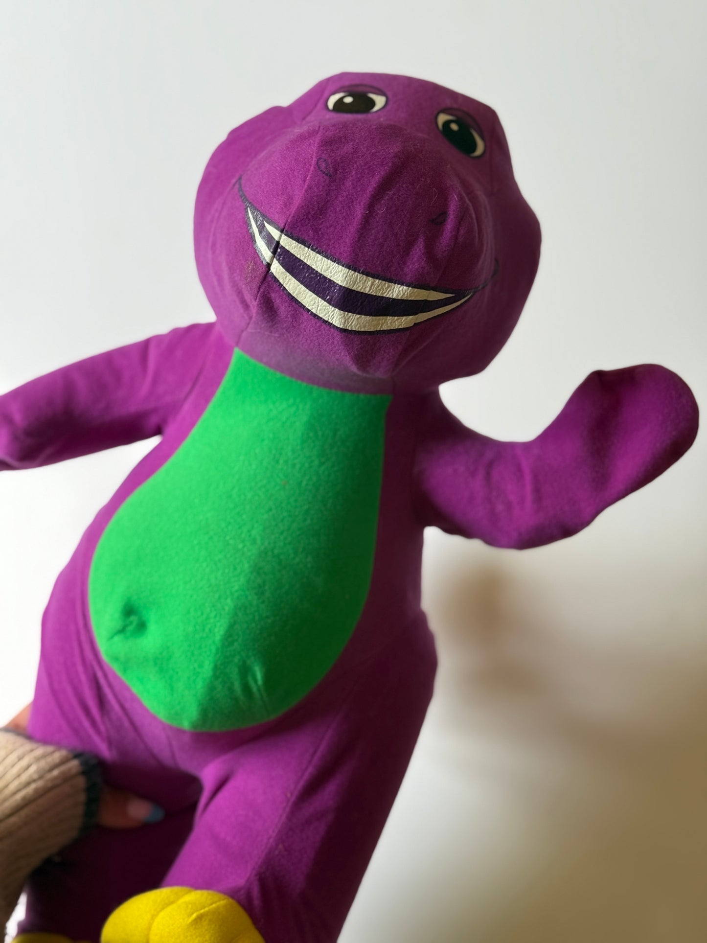 Vintage 2001 fisherprice blowup Barney the dinosaur