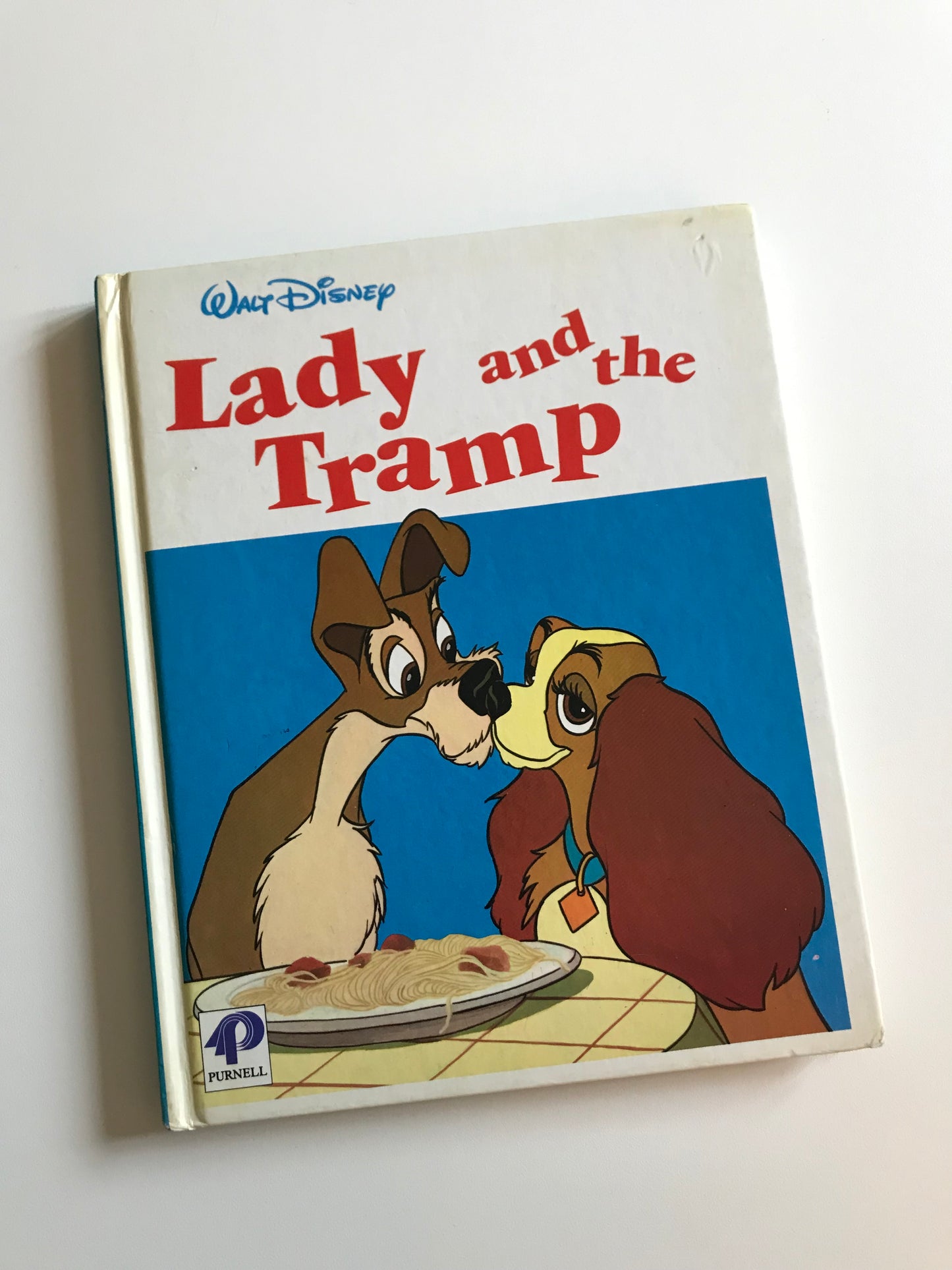 Vintage 1984’ Disney lady and the tramp book