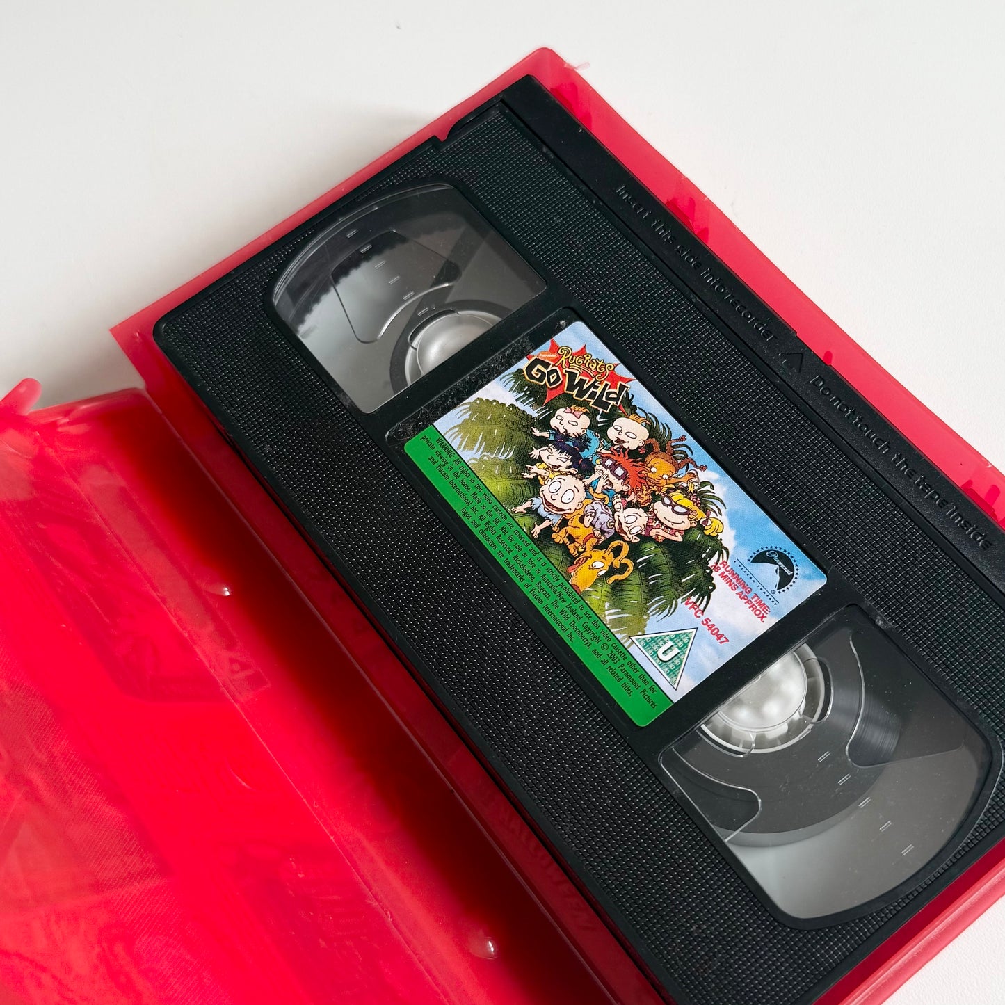 Vintage rugrats / wild thornberries vhs tape