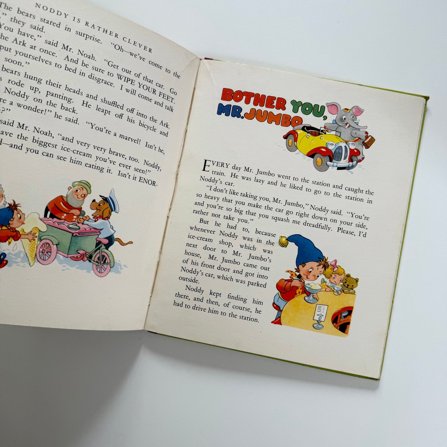 Vintage a4 Noddy Enid Blyton book