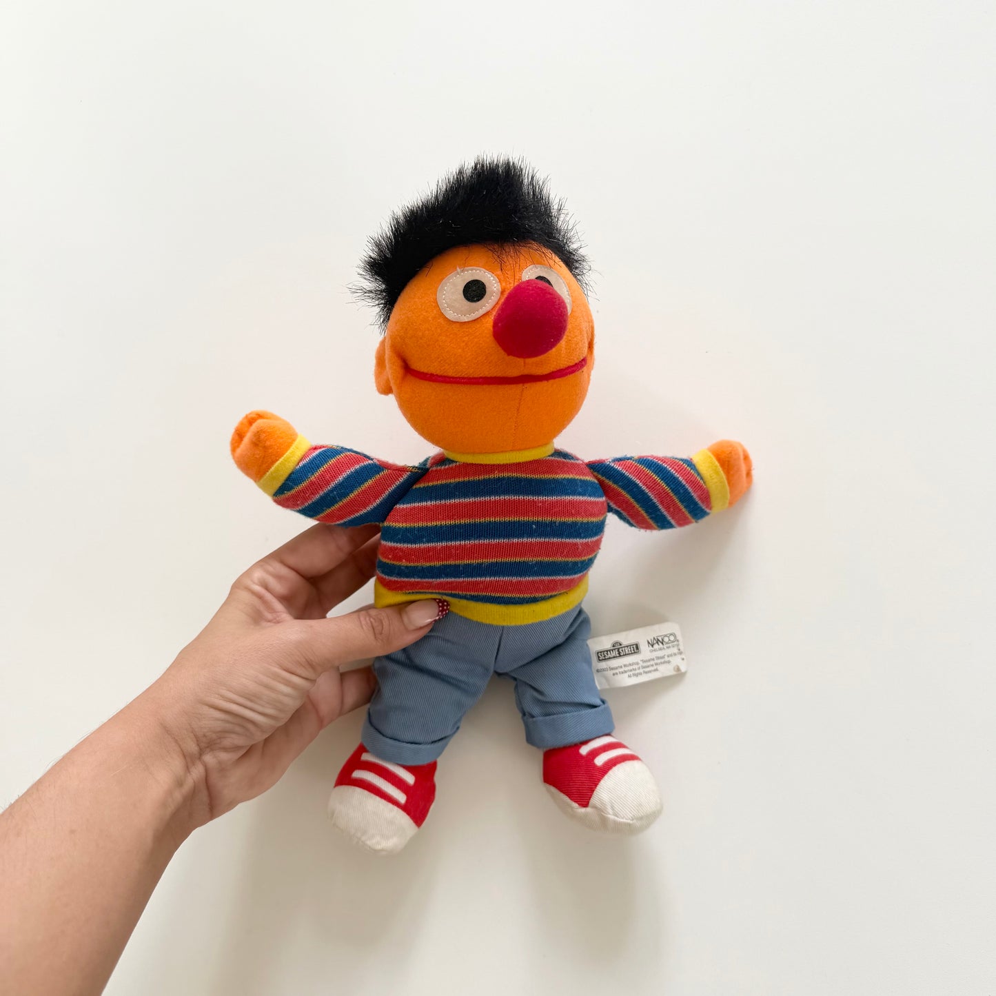Vintage 2003 Sesame Street Ernie soft toy plush