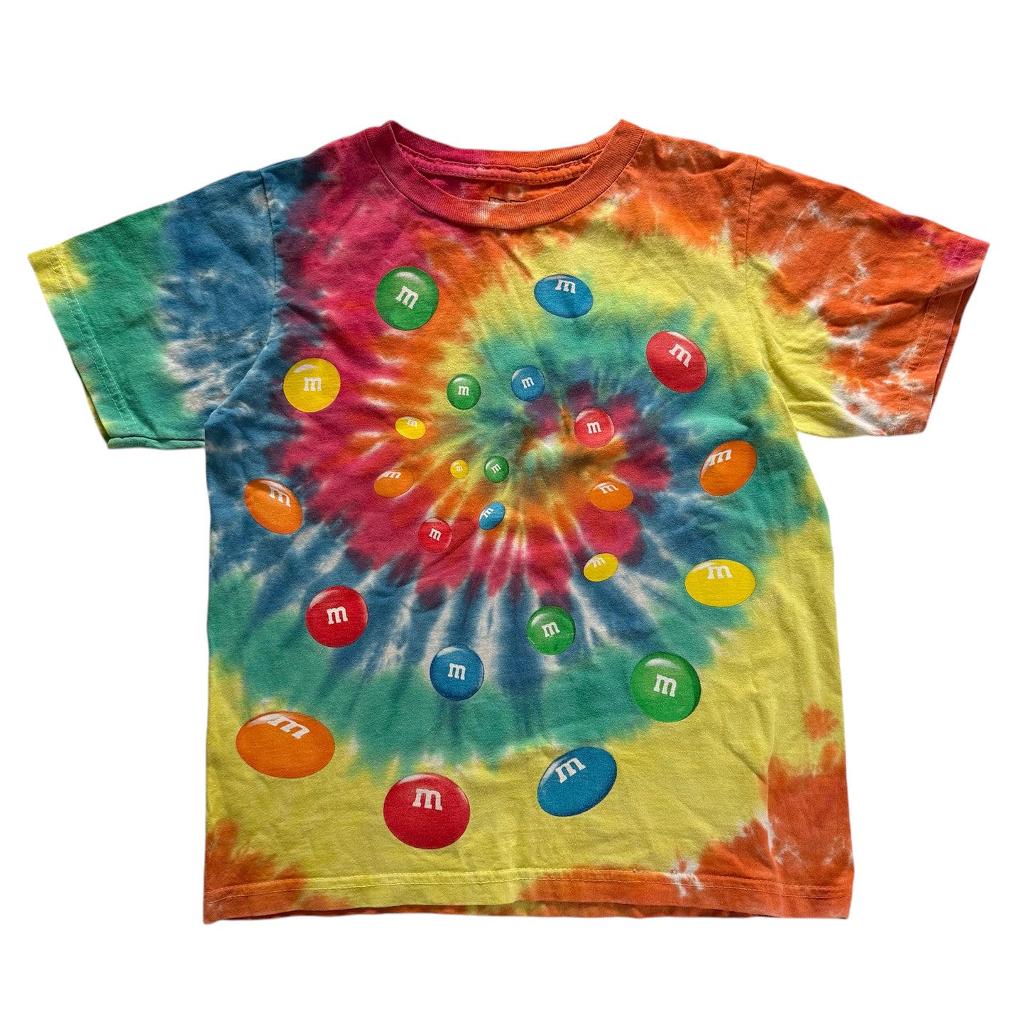 M&Ms tie dye T-shirt. Size 5-6 years