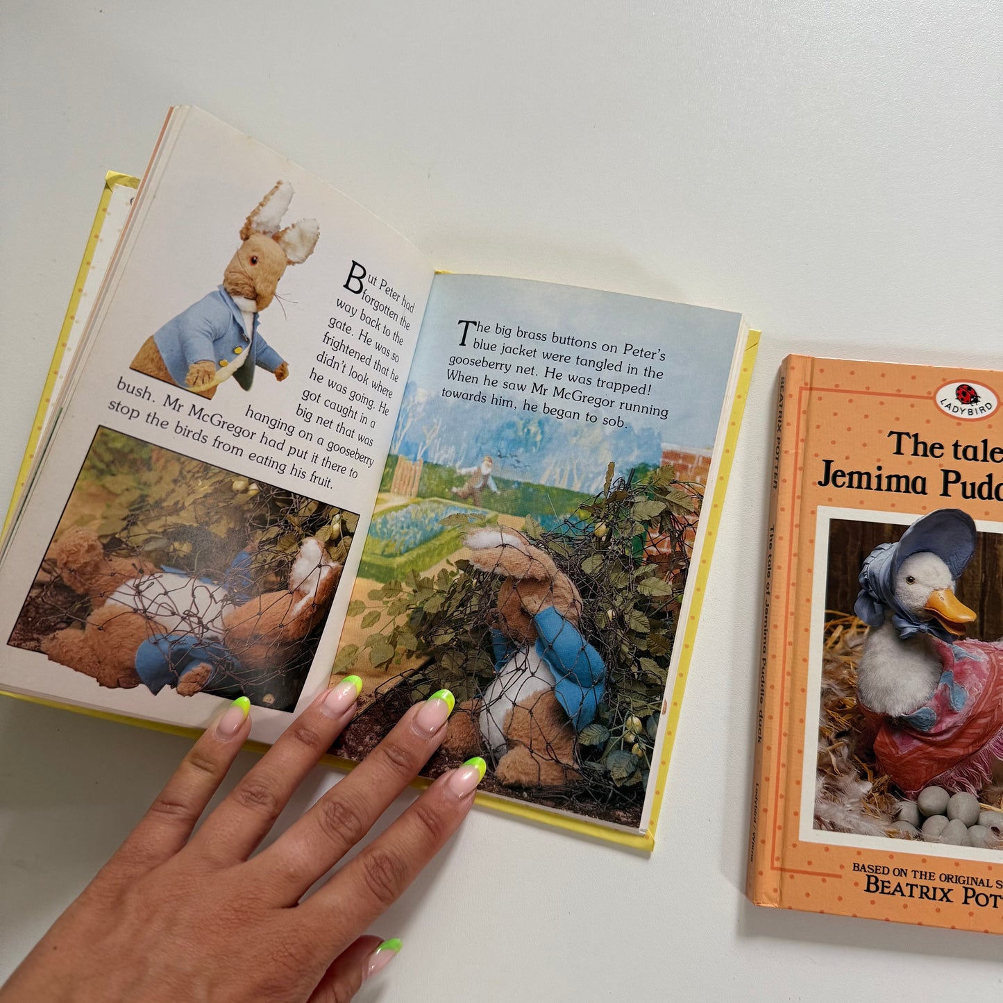 Vintage 1987 ladybird set of two Beatrix potter books
