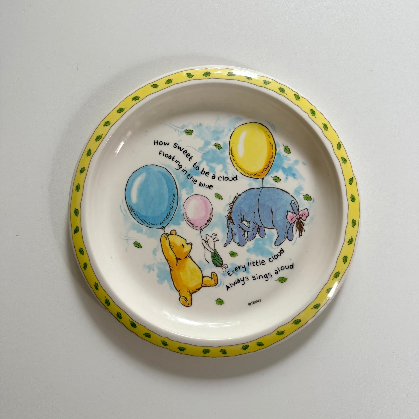 Winnie the Pooh melamine plate