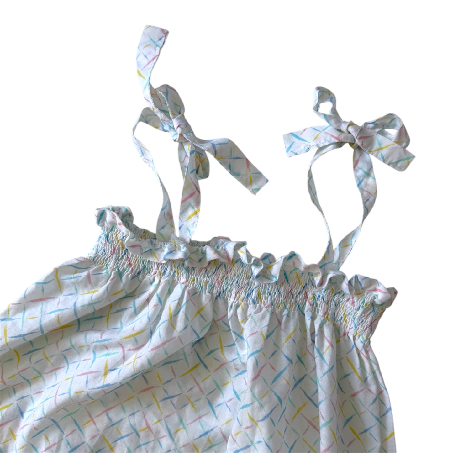 Vintage cotton mid length dress. Size 5-6 years