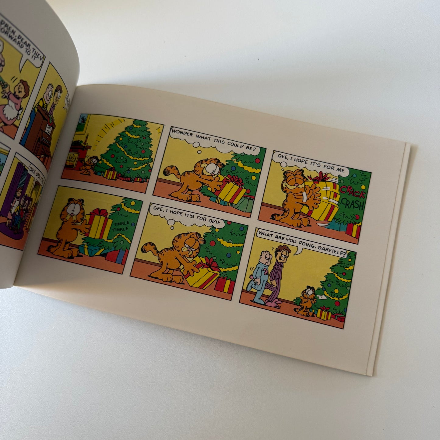 Vintage 1988 Garfield Christmas comic book