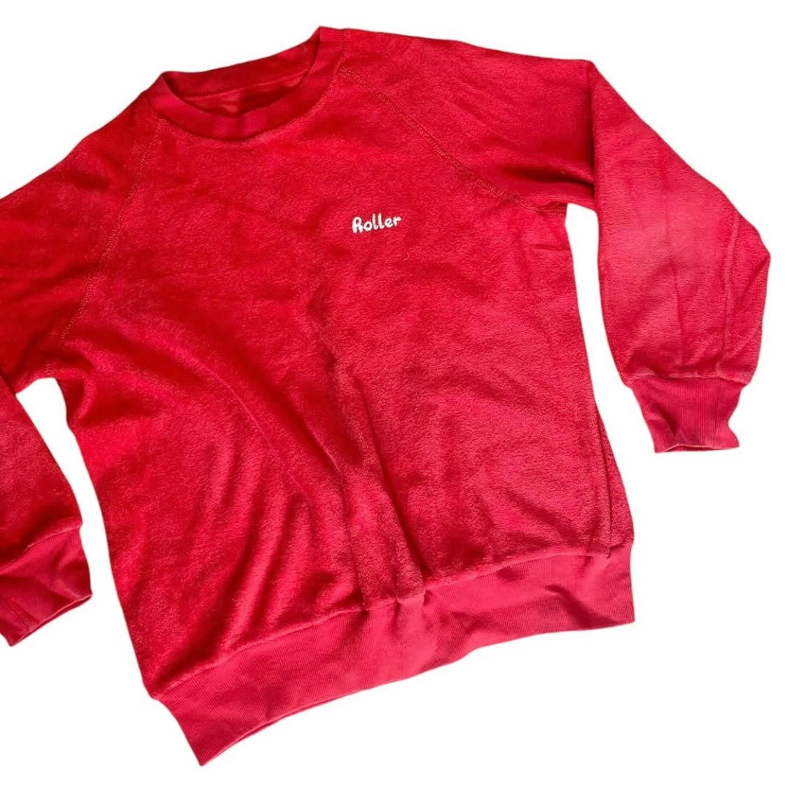 Vintage ‘roller’ Terry towelling sweatshirt approx age 6-7