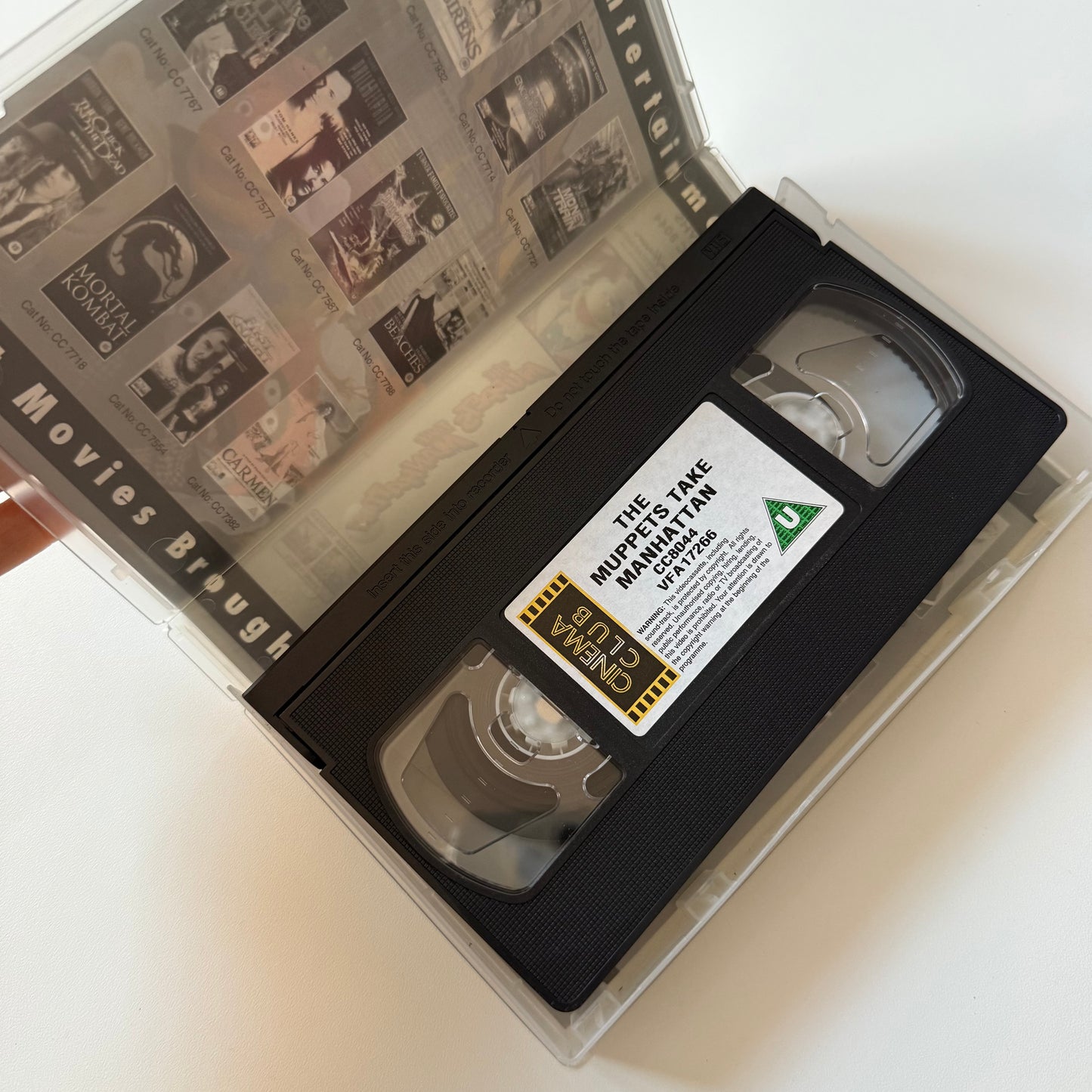 Vintage 1999 the muppets vhs tape