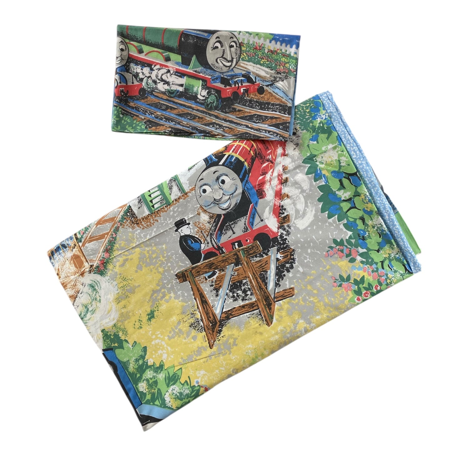 Vintage Thomas the tank engine single duvet & pillowcase set.