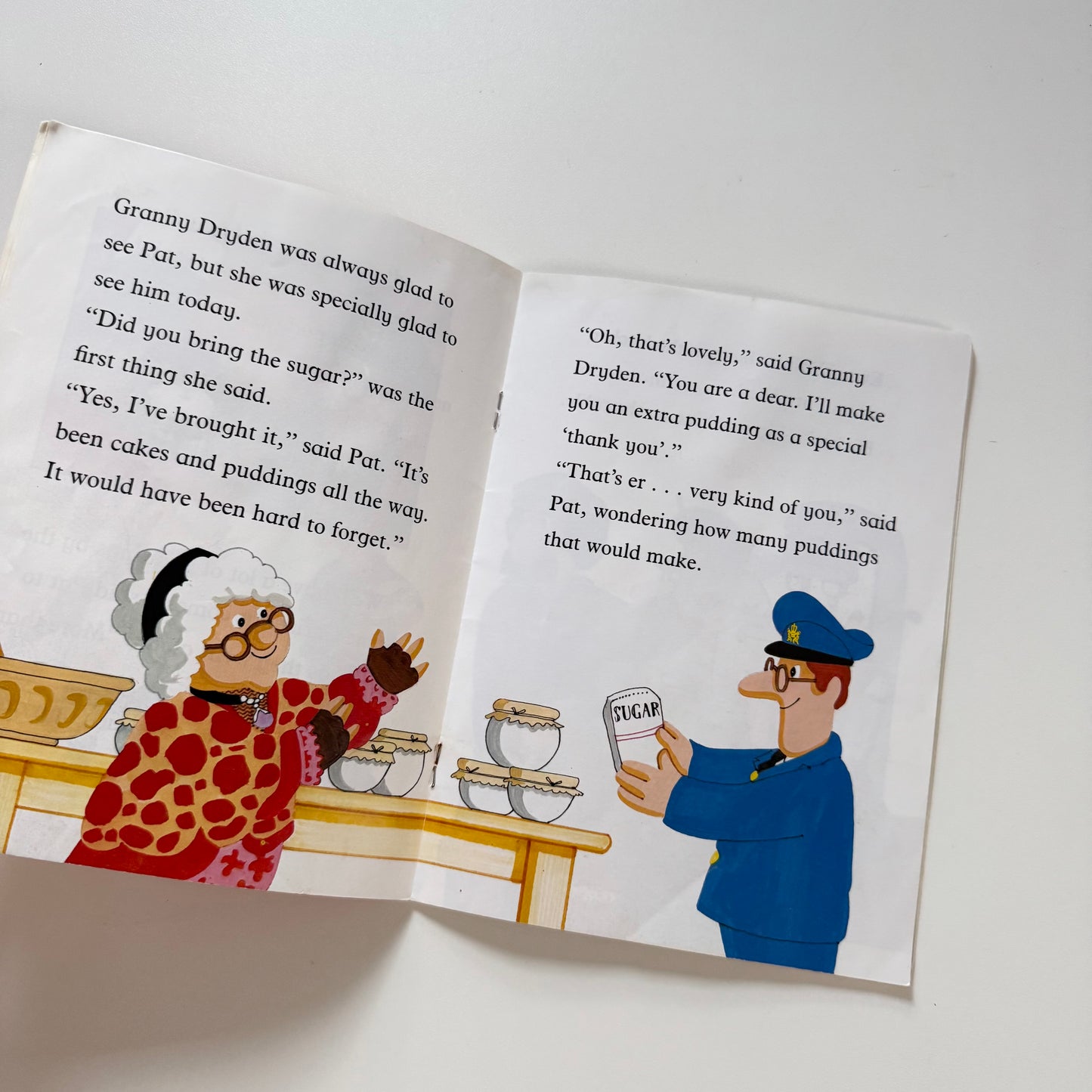 Vintage 1988 postman Pat Christmas book