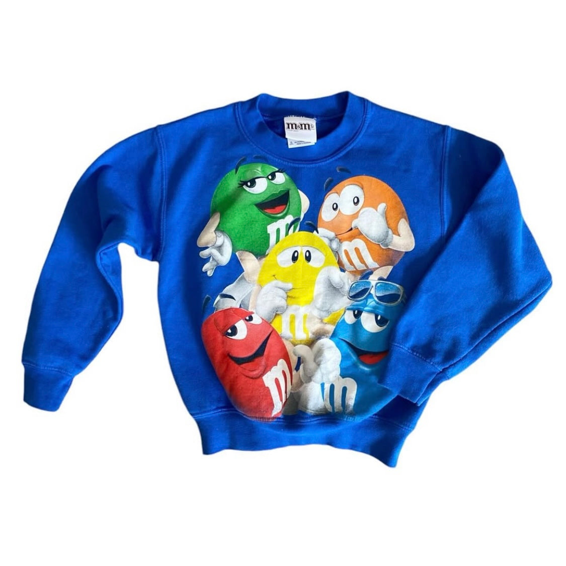 Vintage m&ms sweatshirt age 4-5 approx.