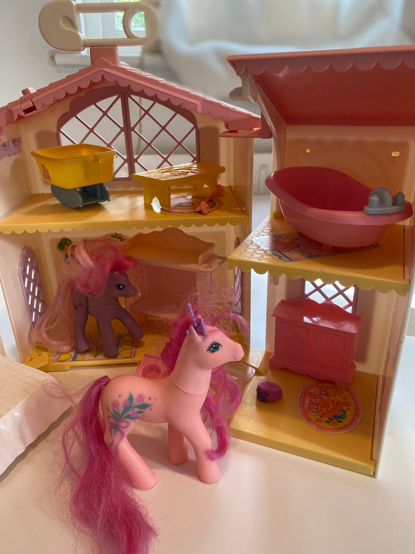 Vintage 1980’s my little pony lullaby nursery toy house