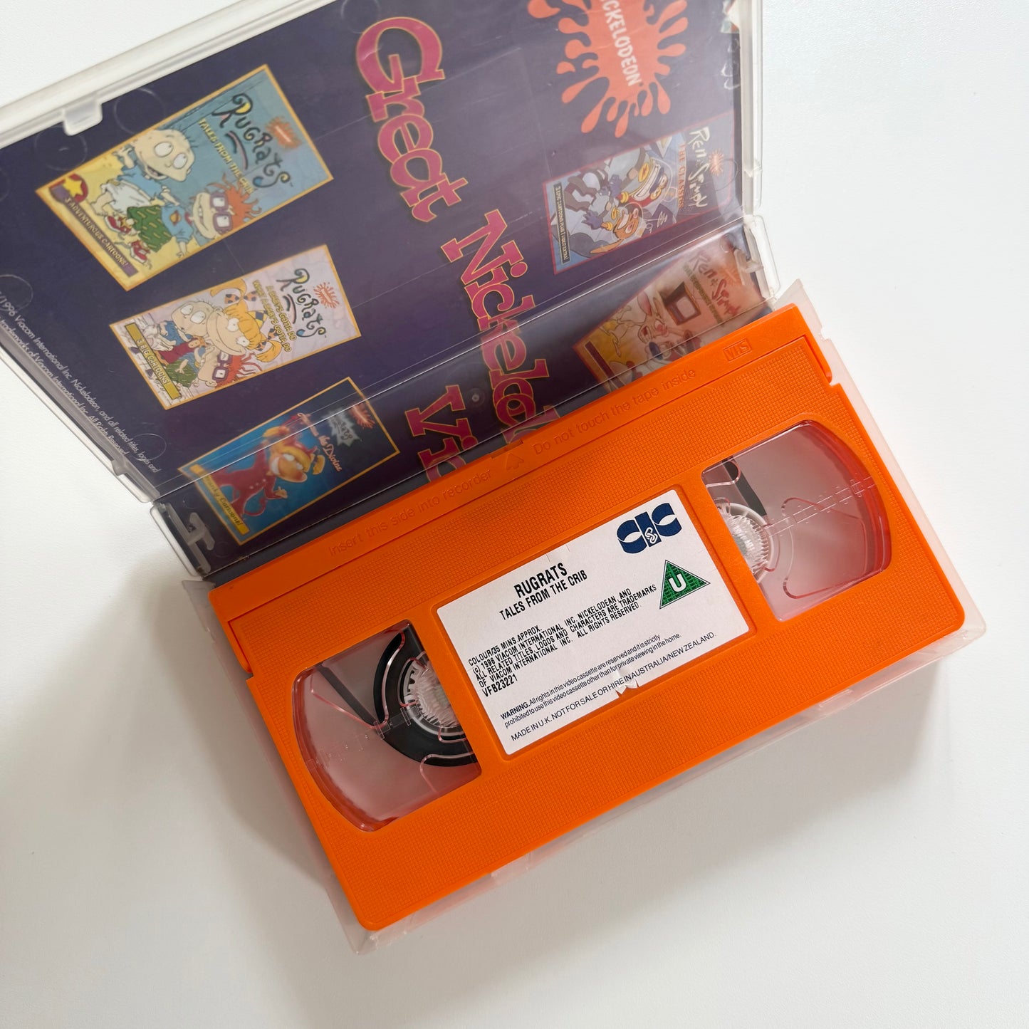 Vintage Rugrats vhs tape