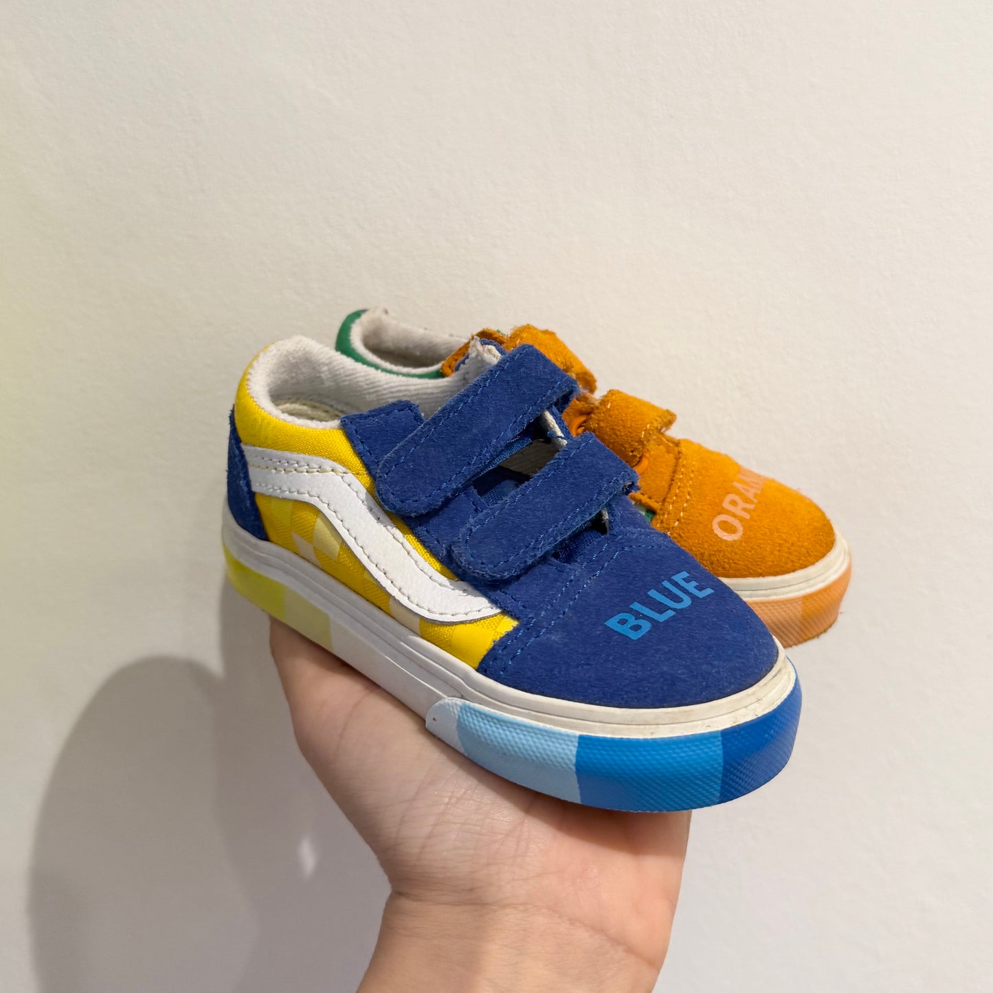 Colour block moma vans trainers. UK 5