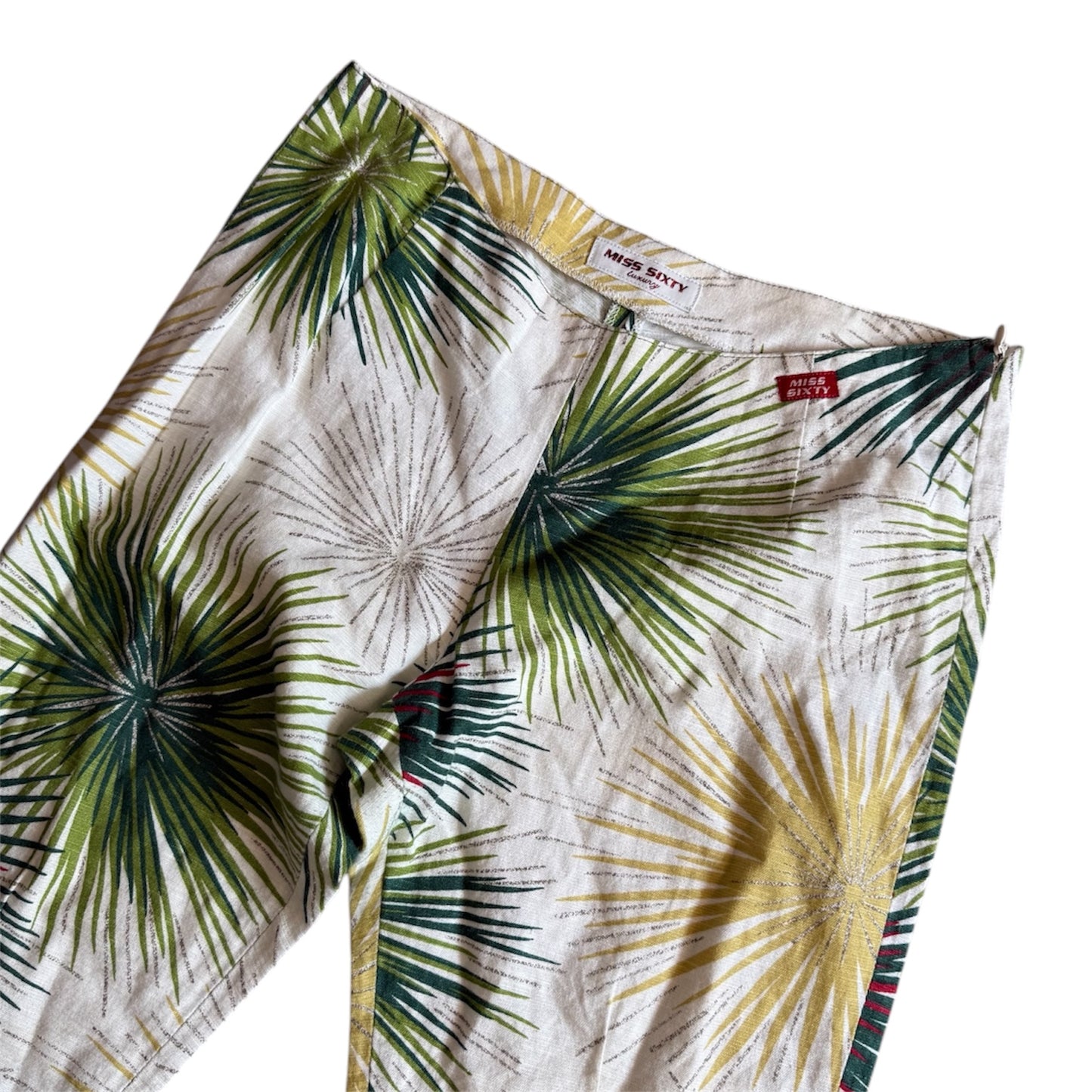 Vintage miss sixty cotton mid length trousers. Size S/8.