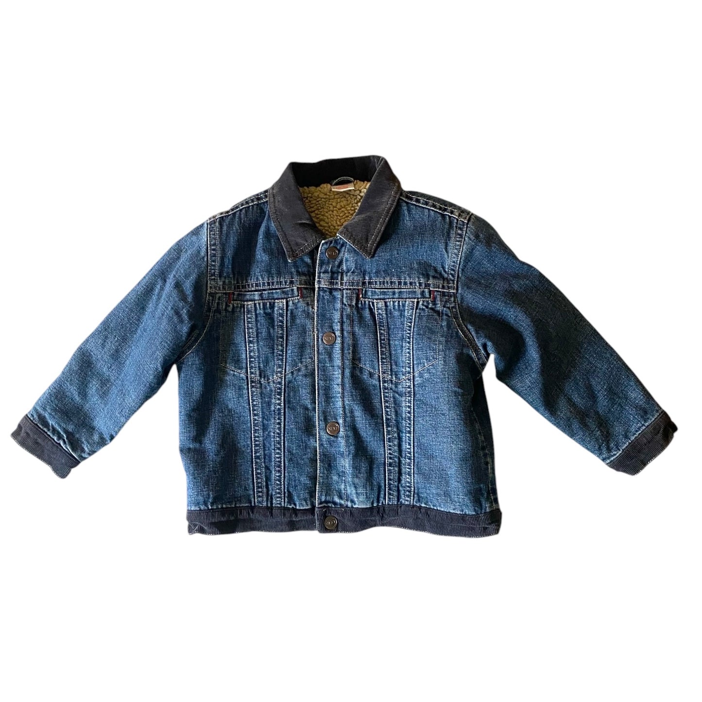 Vintage next denim jacket (shearling lined) Age 3 years