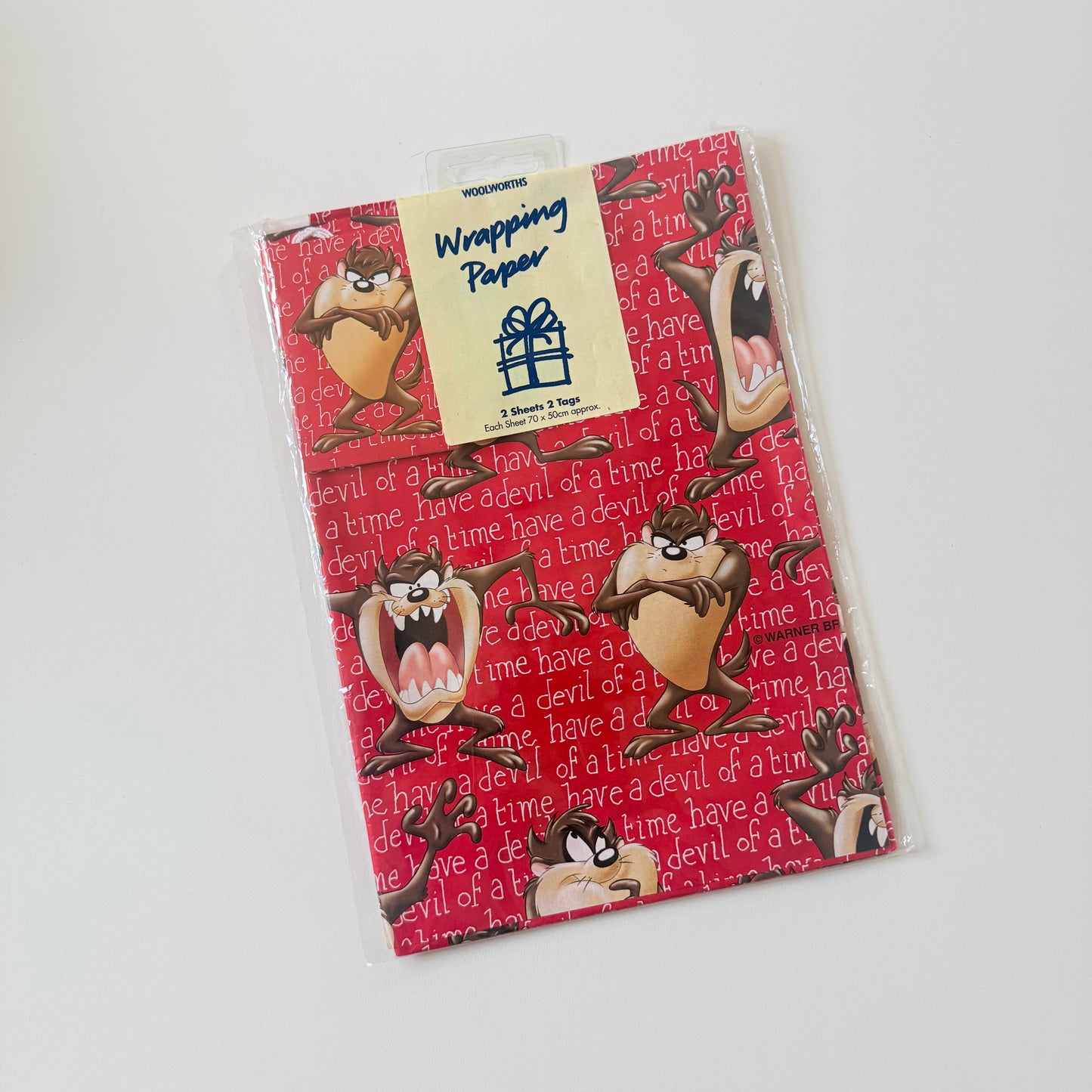 Taz wrapping paper sheet