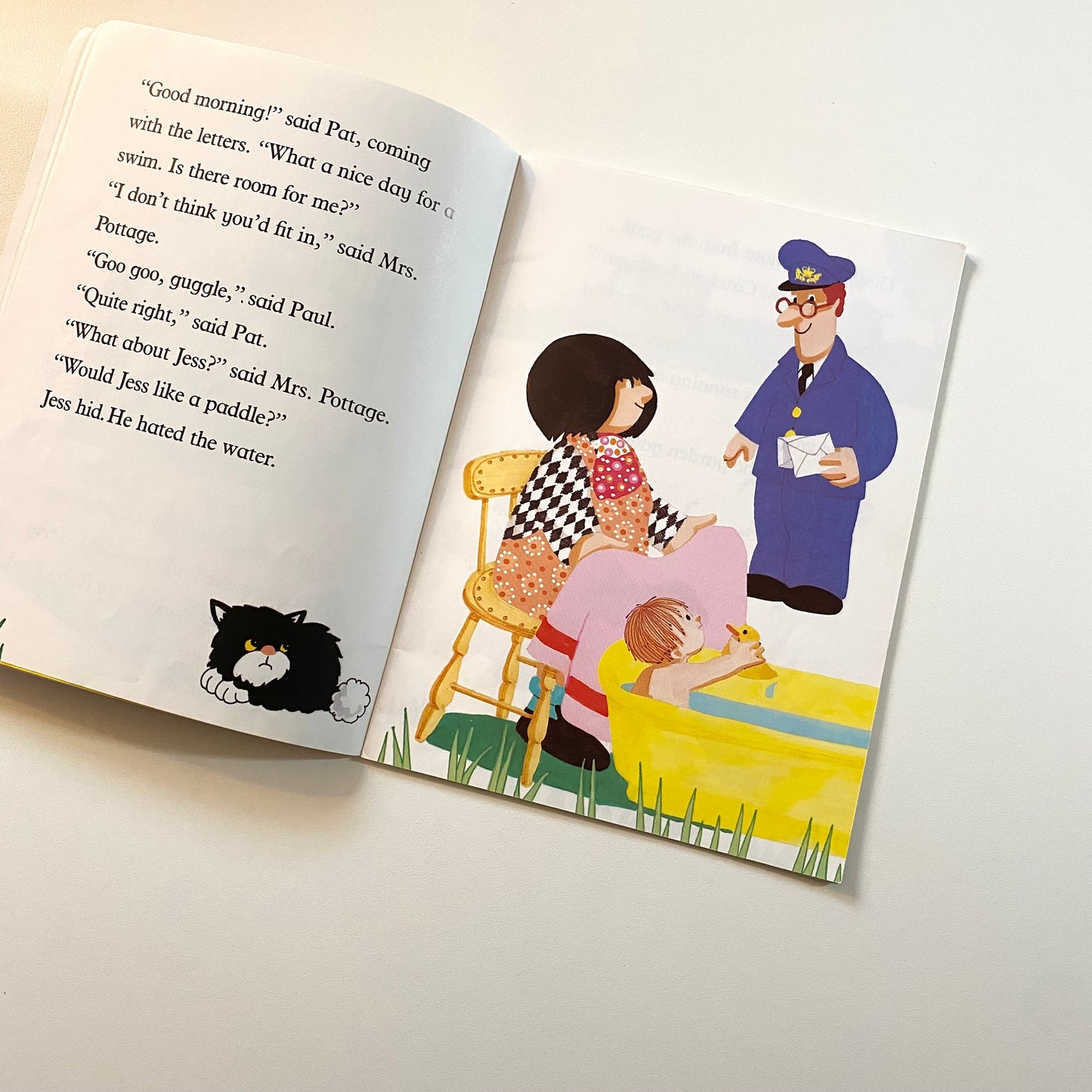 Vintage 1987 postman Pat book