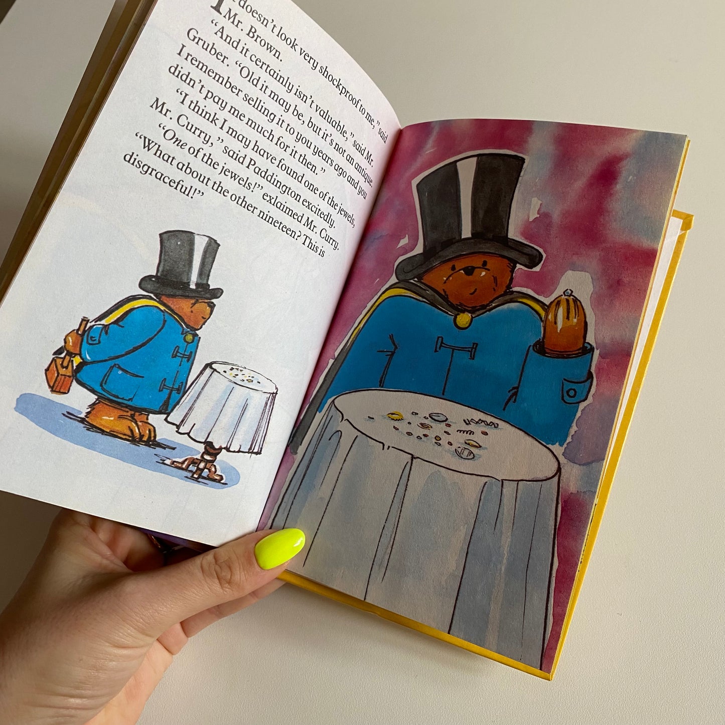 Vintage 1989 paddingtons birthday party book