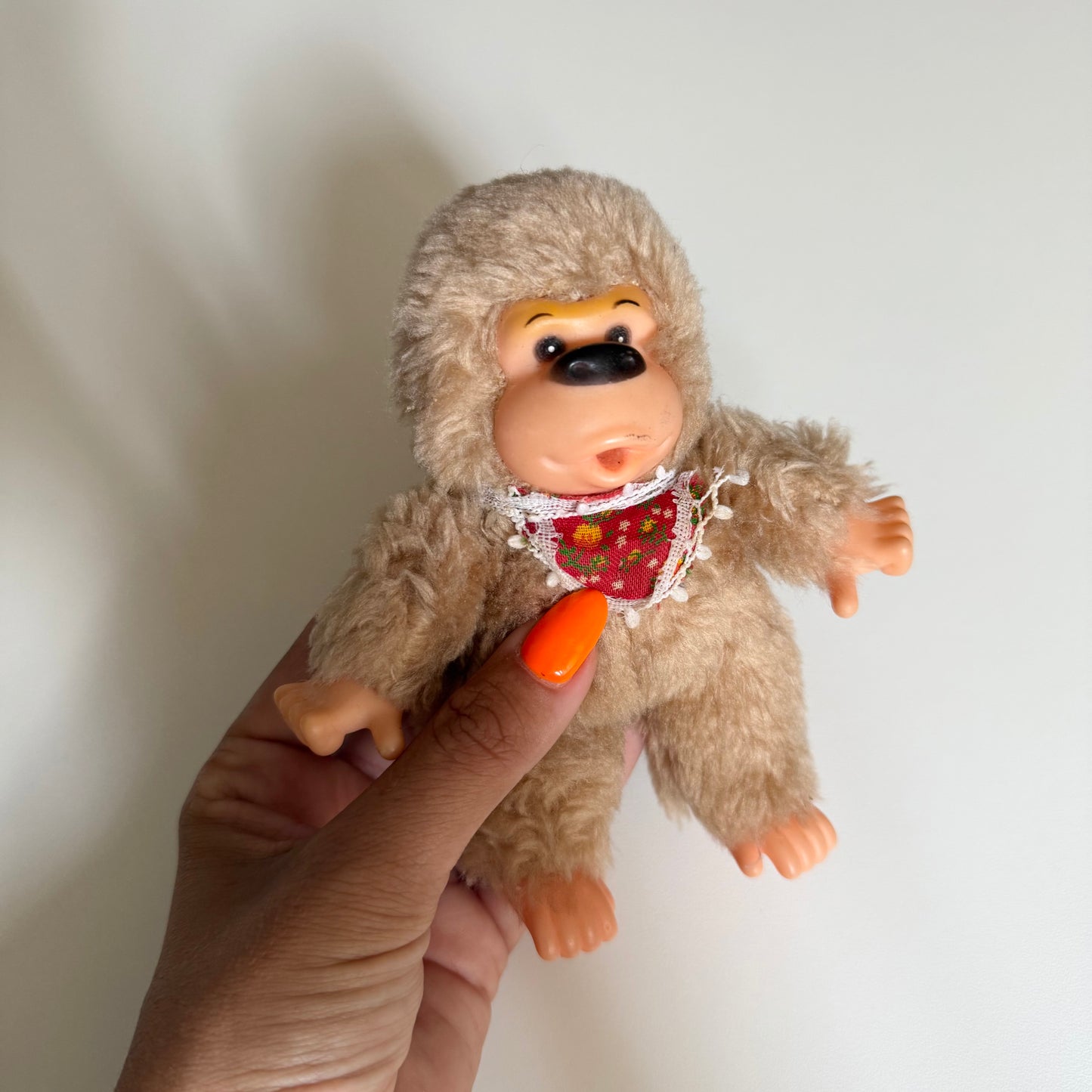 Vintage thumb sucking baby gonga toy