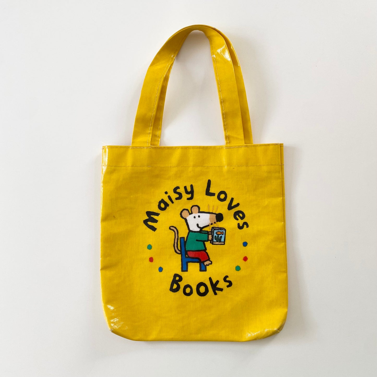 Maisy pvc mini bag in yellow.