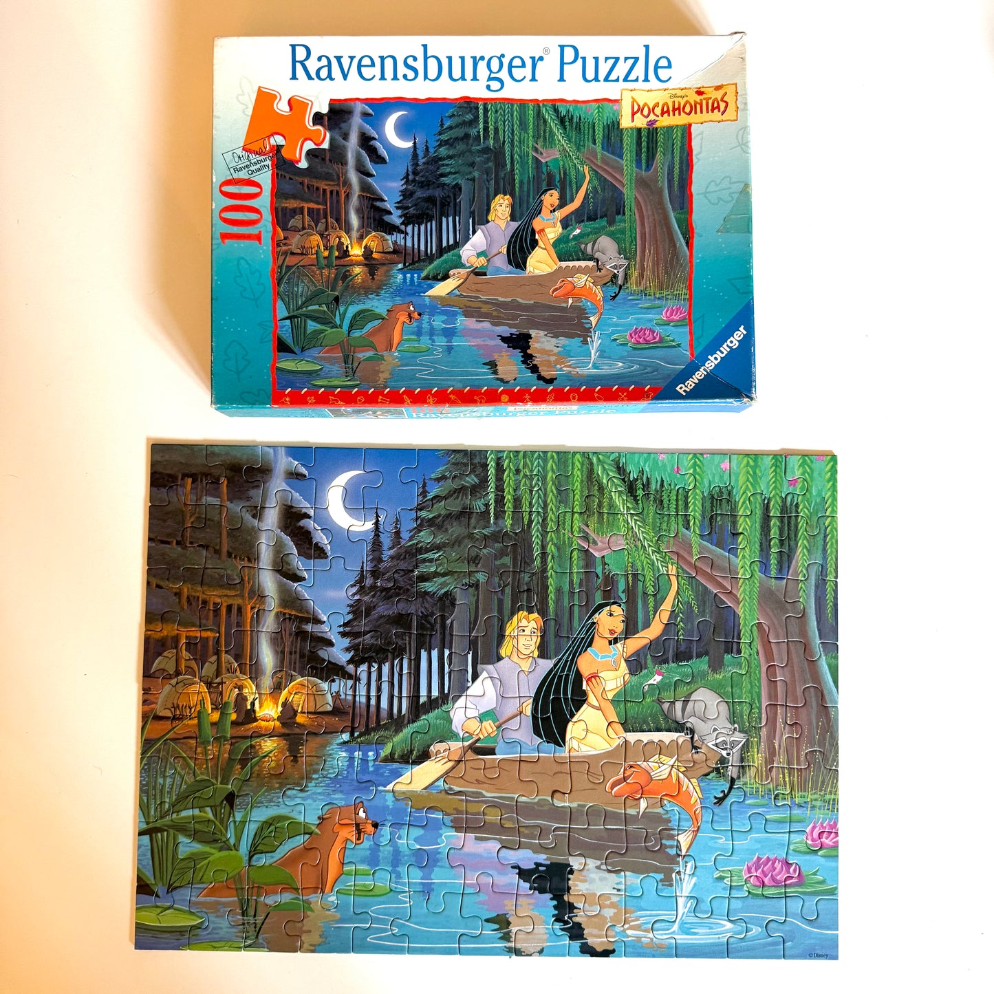Vintage 1995 Pocahontas puzzle