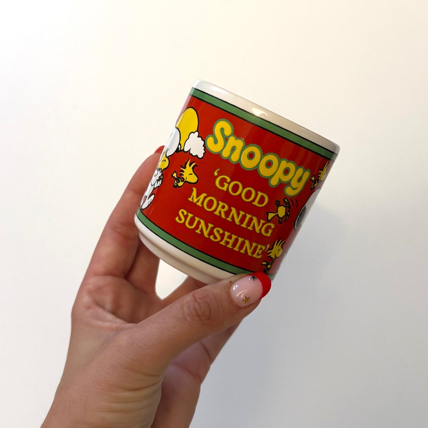 Vintage 1986 snoopy ceramic mug