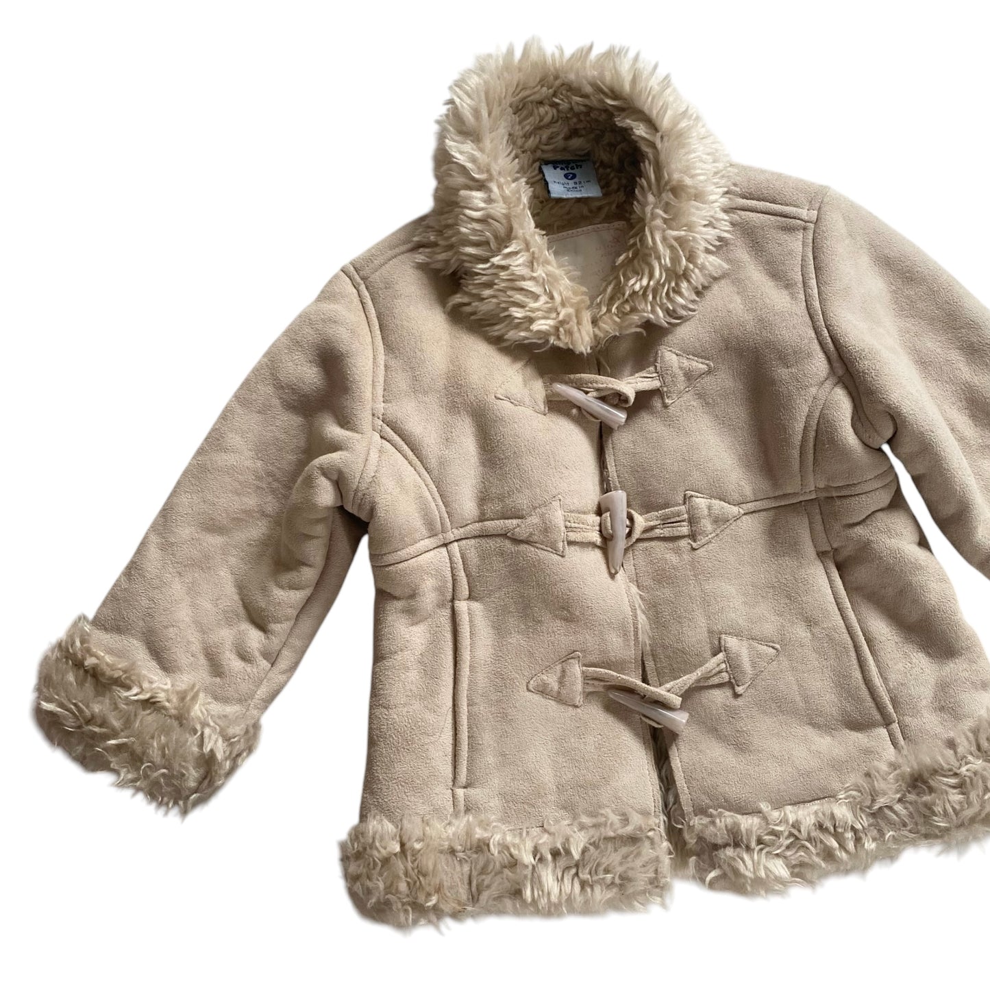 Vintage pumpkin patch Afghan coat. Size 2 years