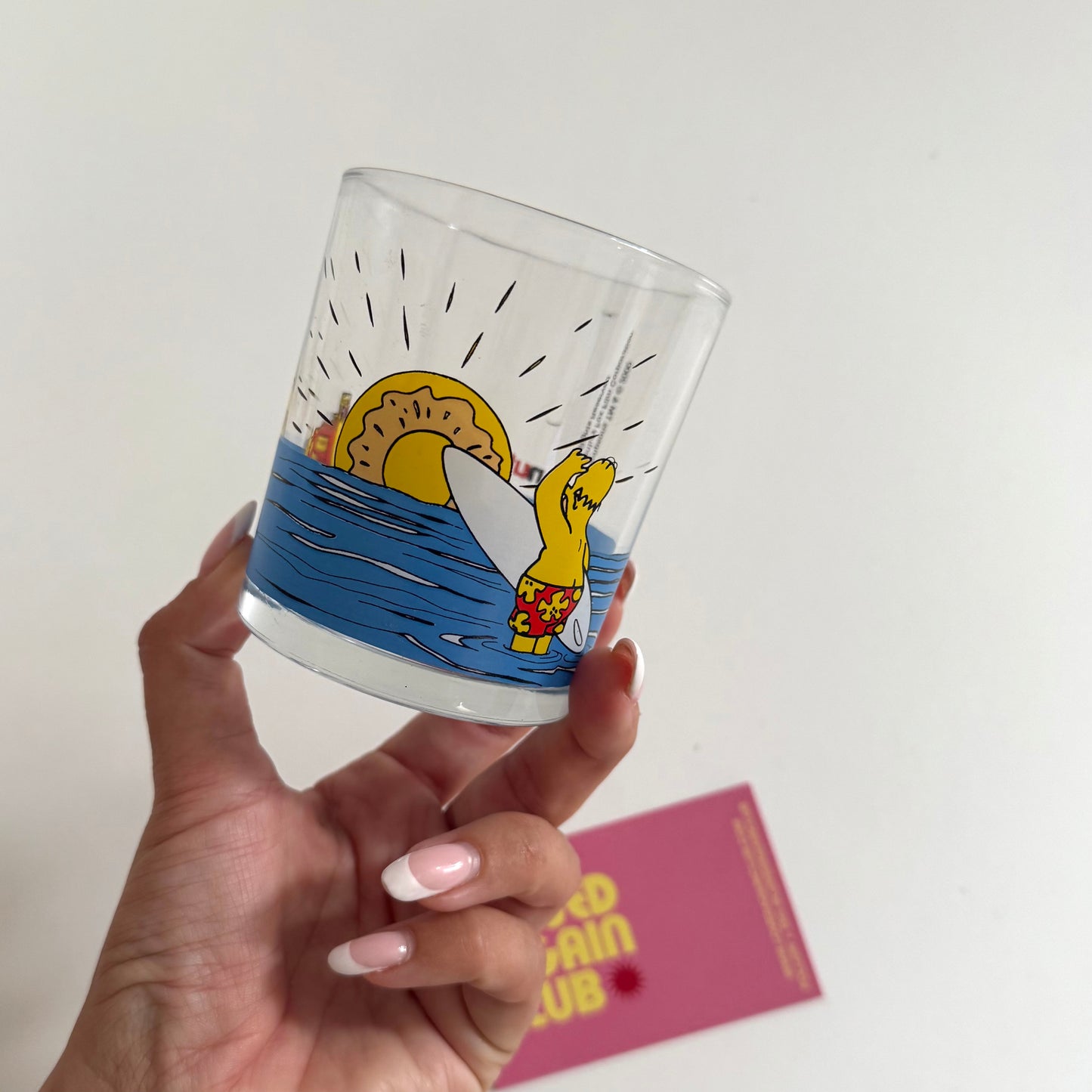 Vintage 2000 Nutella simpsons nutella glass