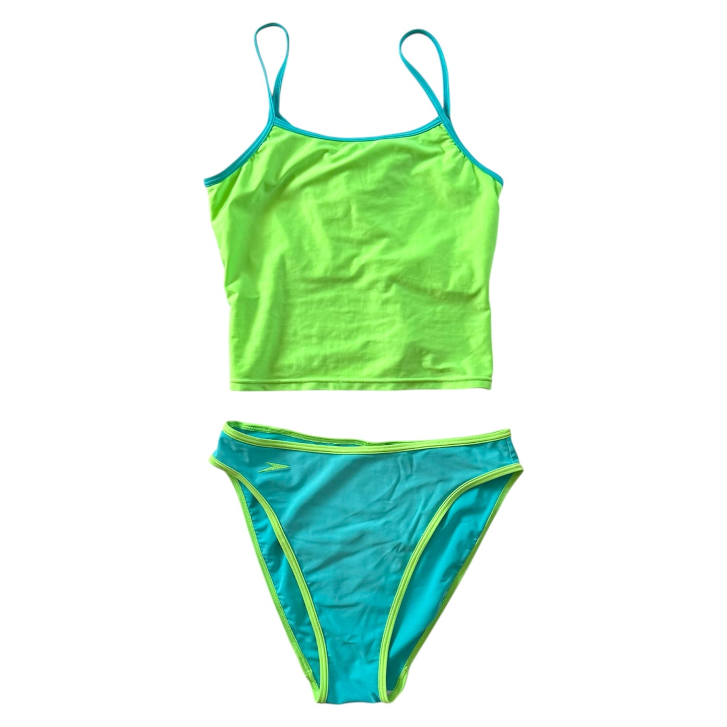 Vintage speedos high waisted neon bikini. Size 10