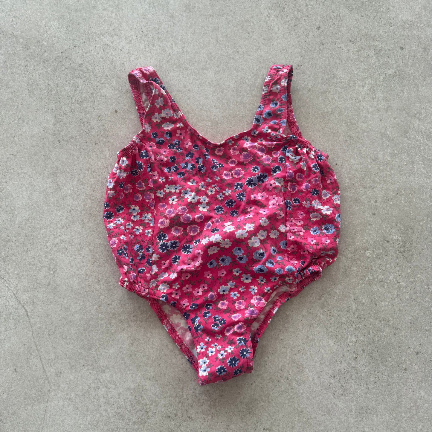 Vintage floral swimsuit. Approx 3 years