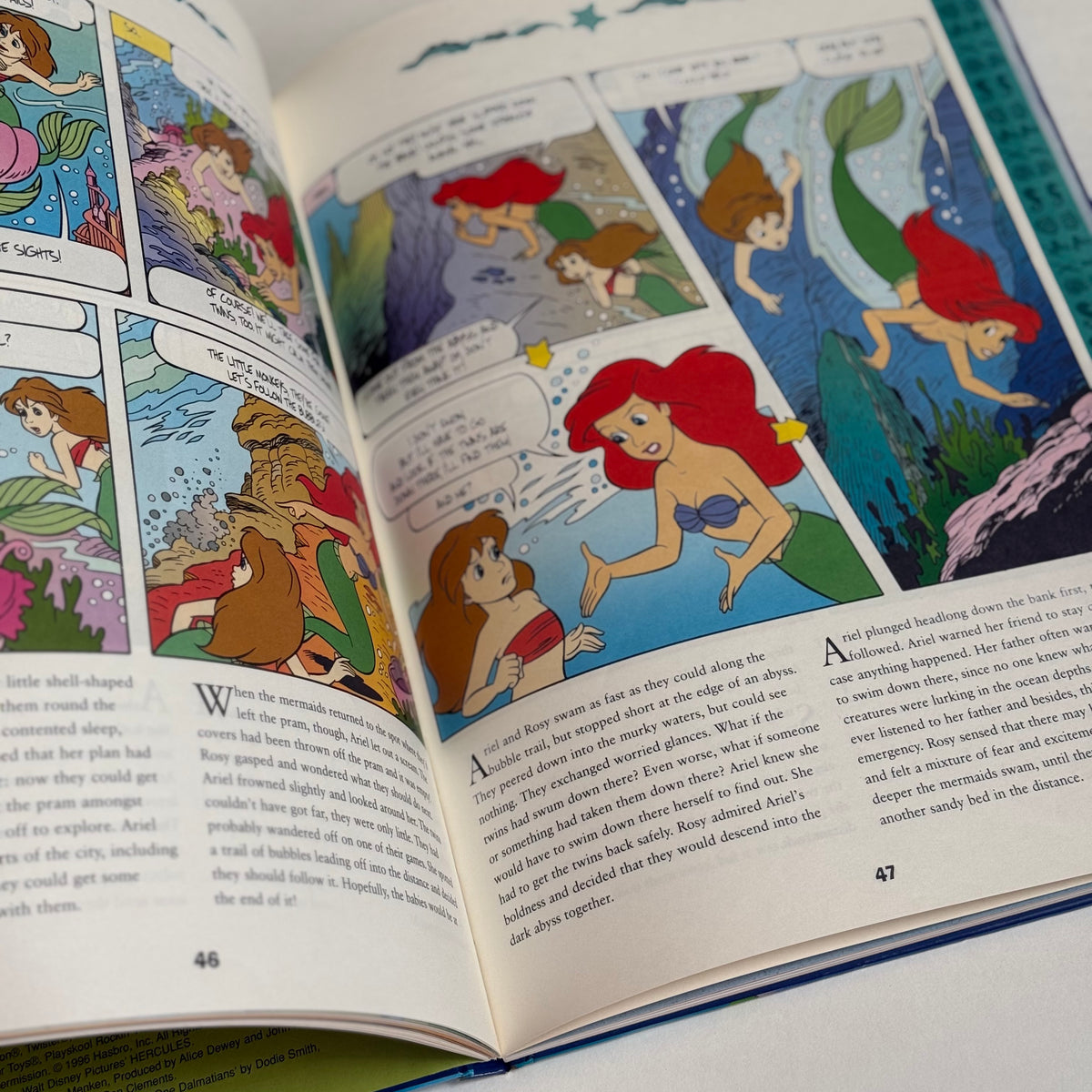Vintage Disneyland 1998 annual. Some pages have pencil.