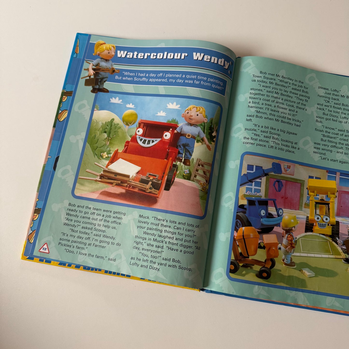 Vintage 2002 Bob the builder annual book
