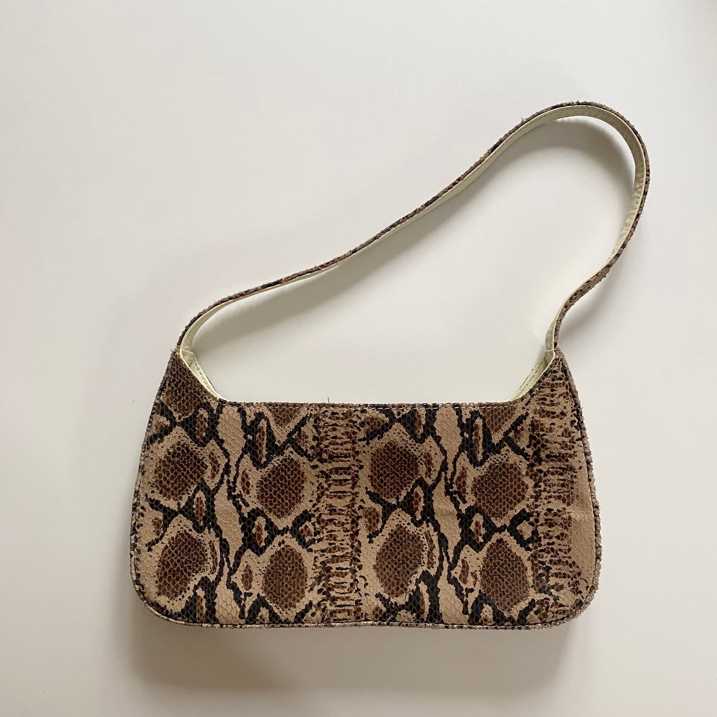 Vintage 90’s next faux leather leopard print shoulder bag