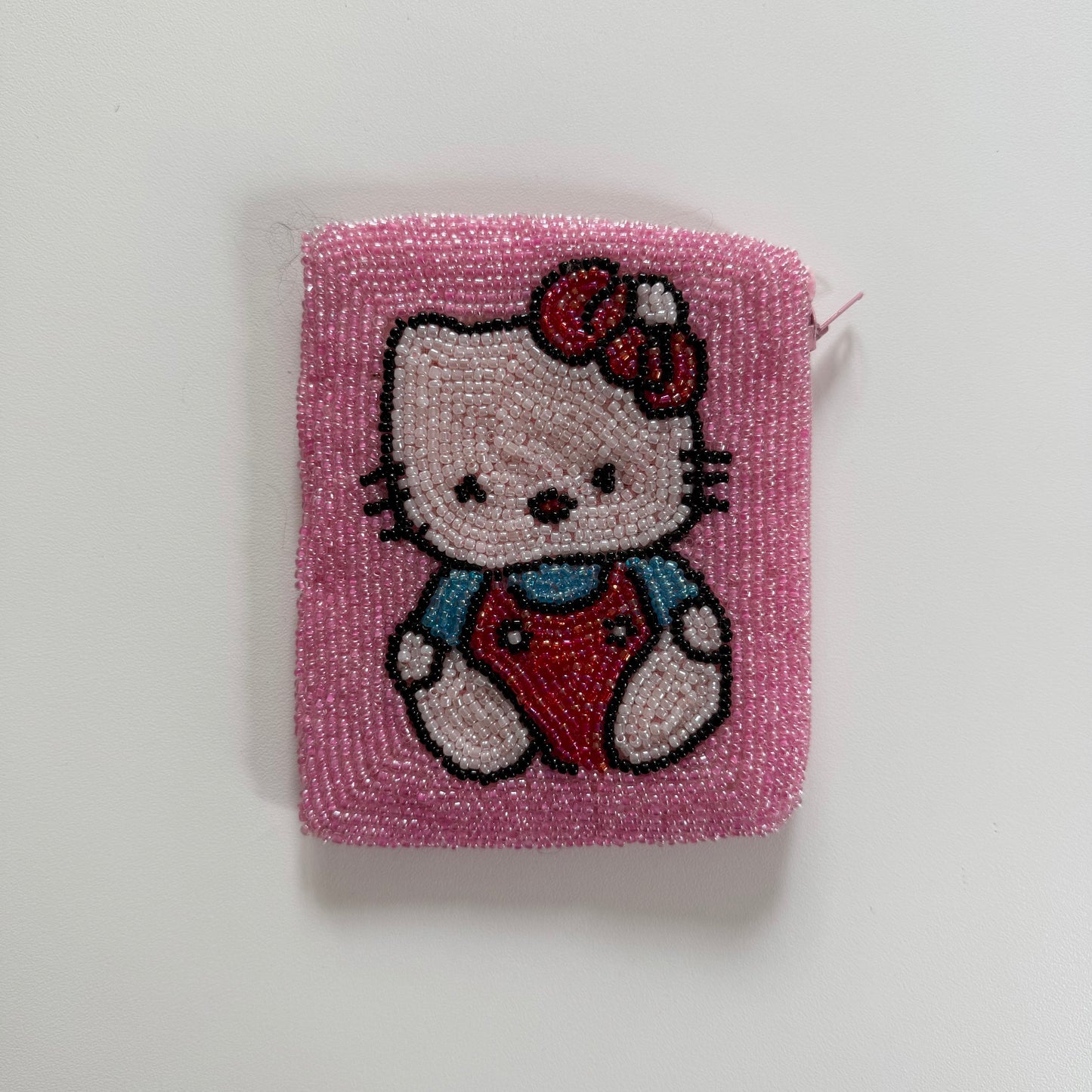 Beaded hello kitty purse