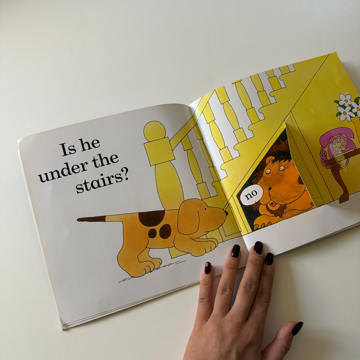 Vintage 1983 spot the dog lift the flap book. Condition as shown