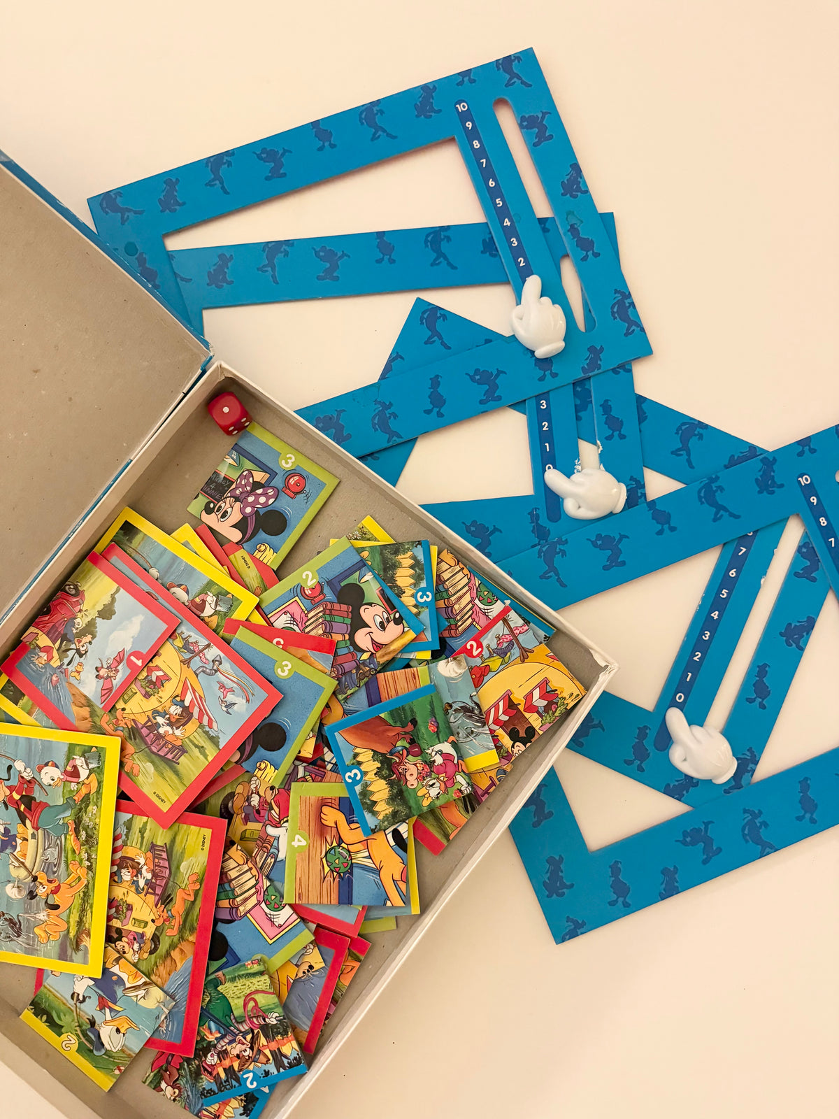Vintage Waddingtons spot the difference Mickey Mouse game.