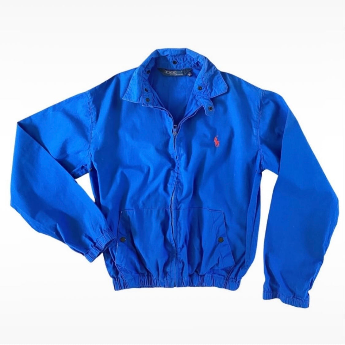 Royal blue retro Ralph Lauren polo jacket 11-12 years