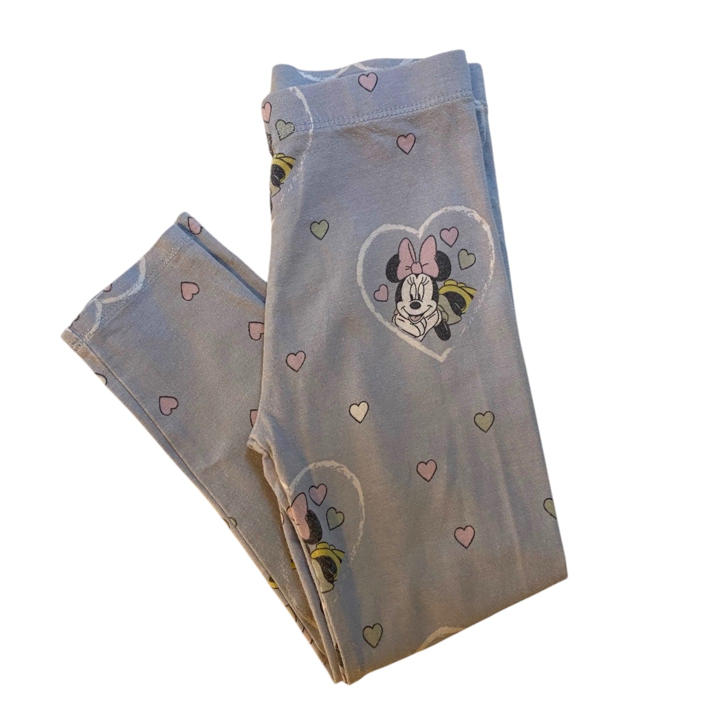 Grey/ blue Minnie Mouse leggings. Size 3 years