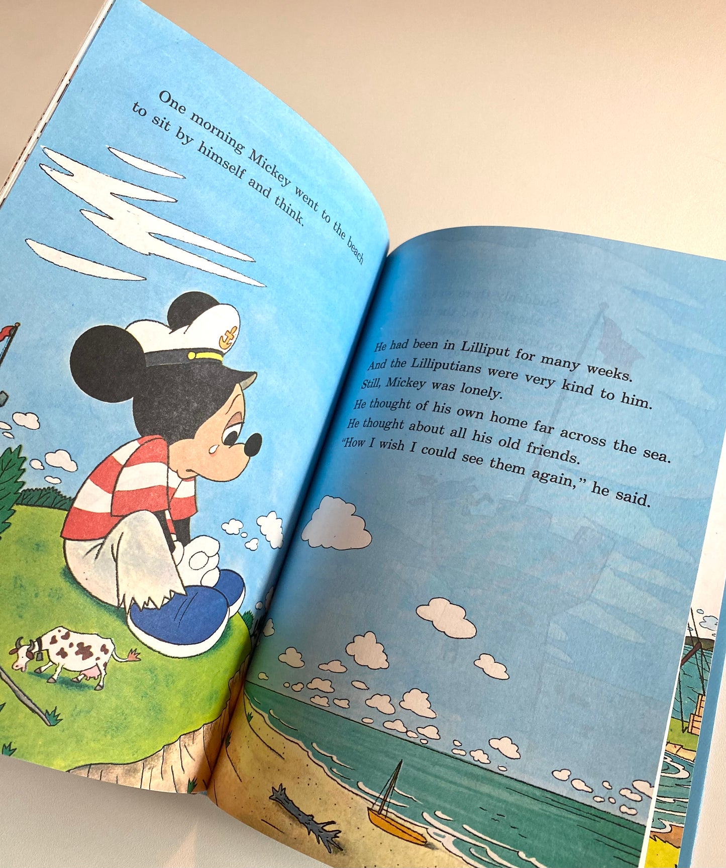 Vintage Gulliver Mickey Mouse book