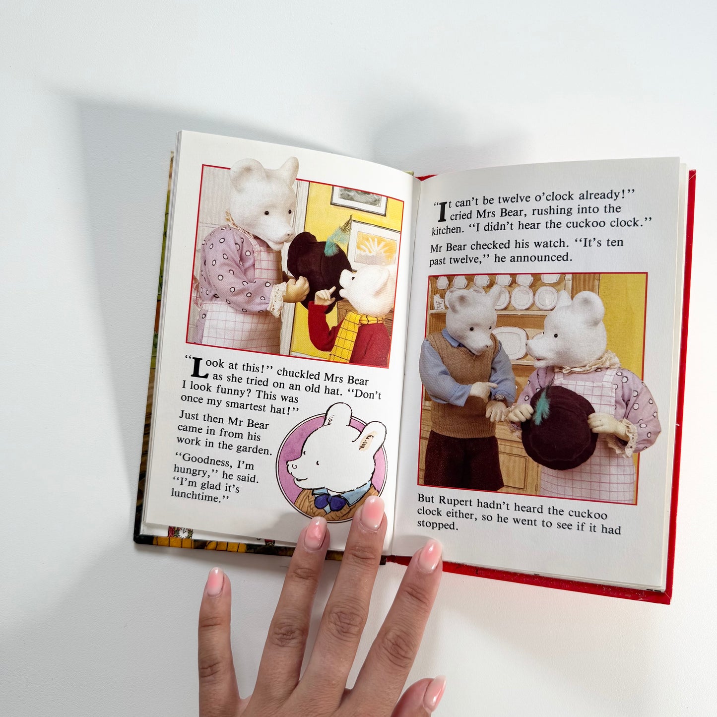 Vintage 1987 Rupert book