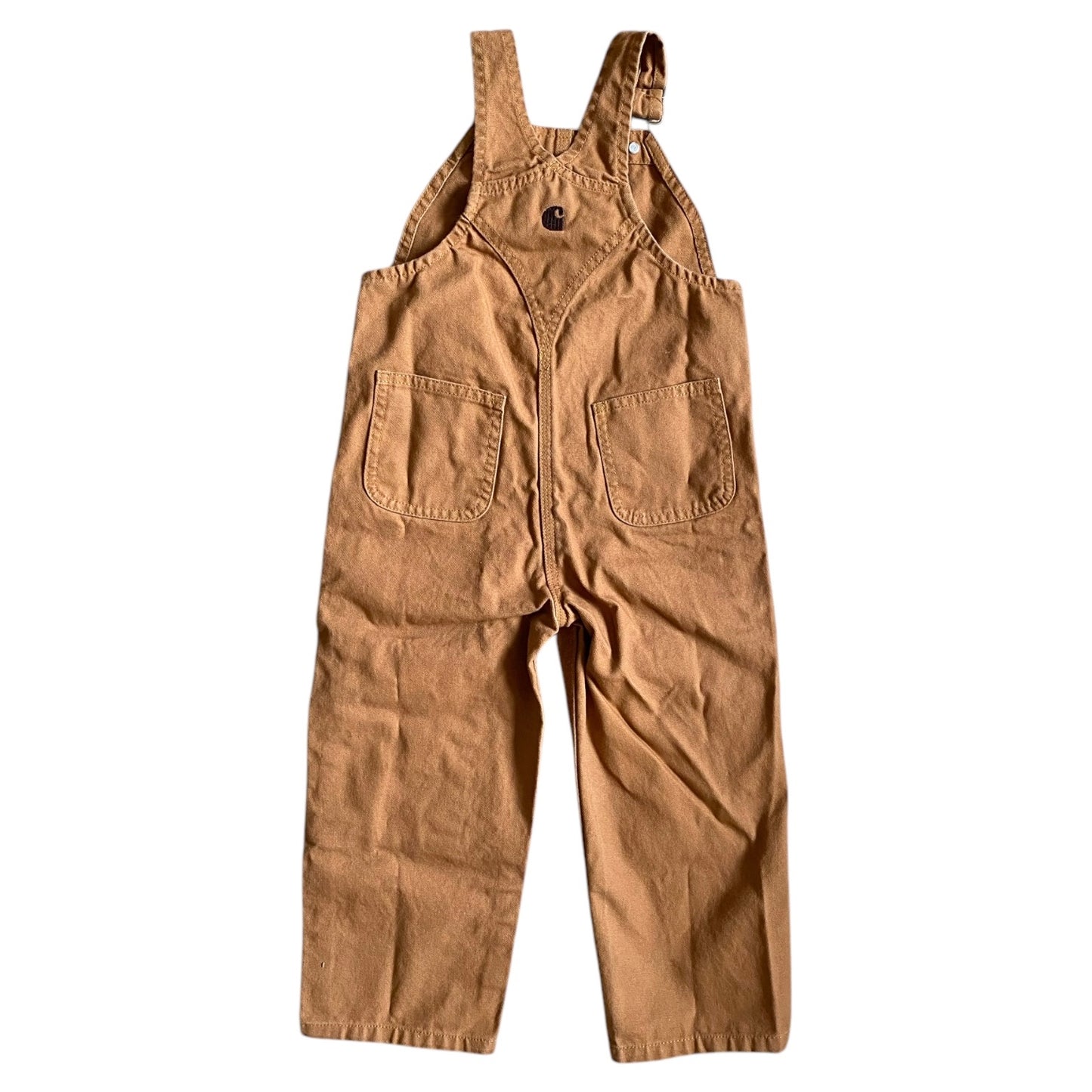 Carhartt canvas dungarees. Size 3T