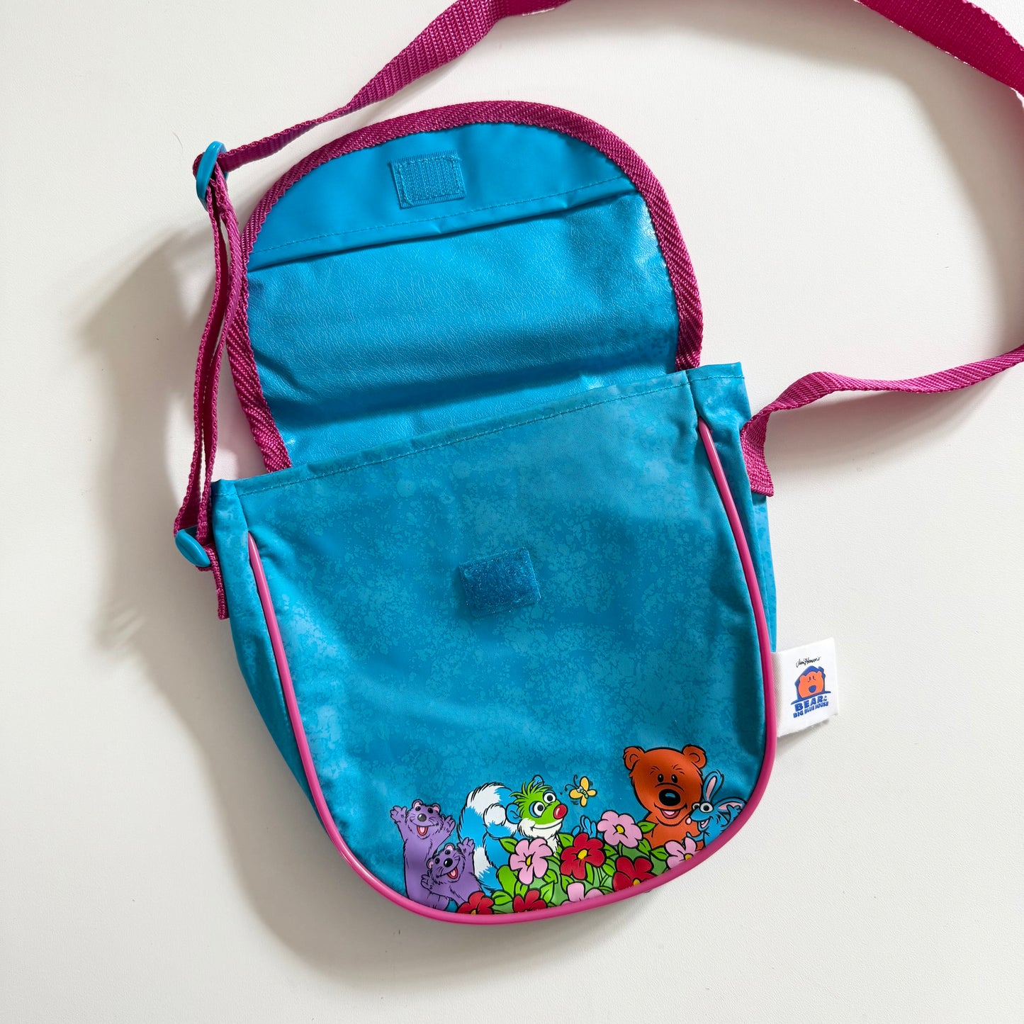 RARE collectors item. Vintage bear in the big blue house bag